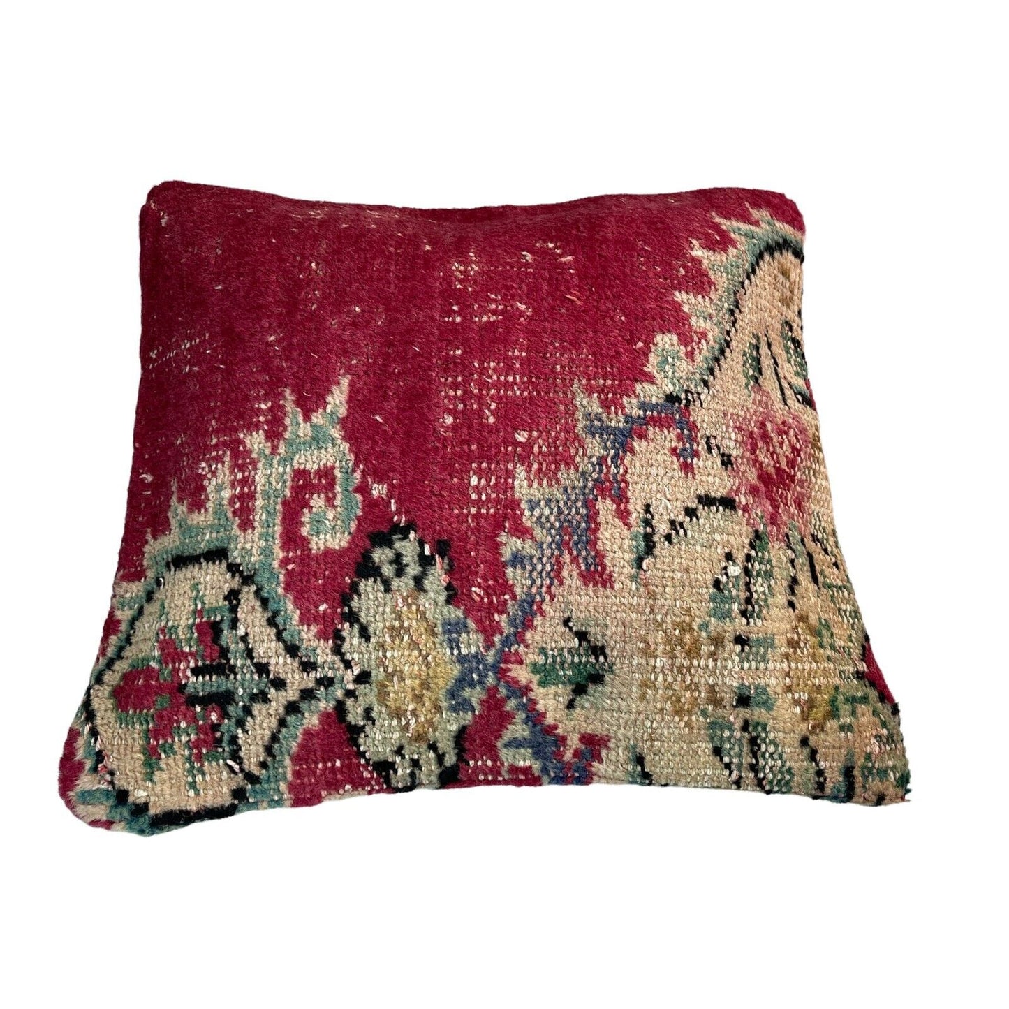 45 x 45 cm , Vintage Turkish Cushion Cover , Vintage Handgemachte Kissenbezug
