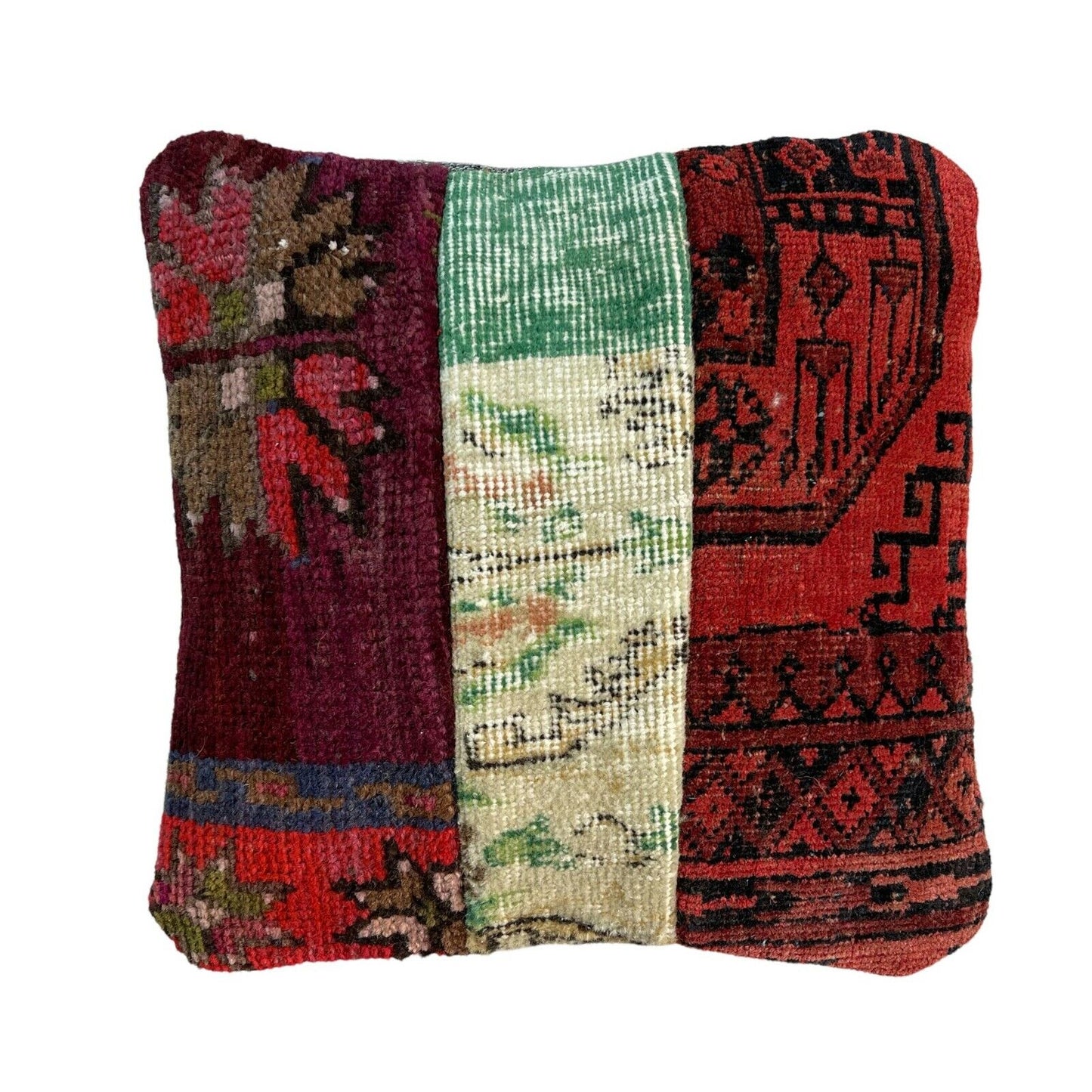 40 x 40 cm , Vintage Turkish Cushion Cover , Vintage Handgemachte Kissenbezug