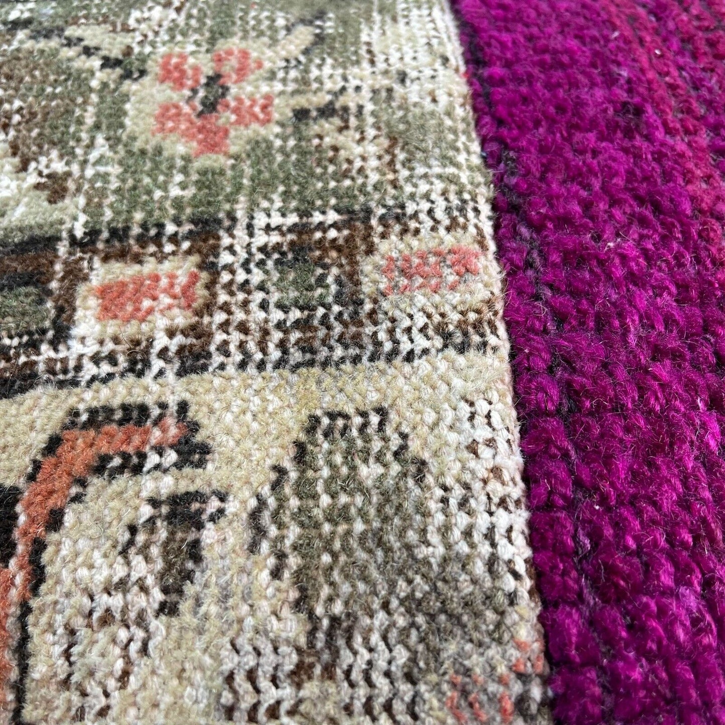 40 x 40 cm , Vintage Turkish Cushion Cover , Vintage Handgemachte Kissenbezug