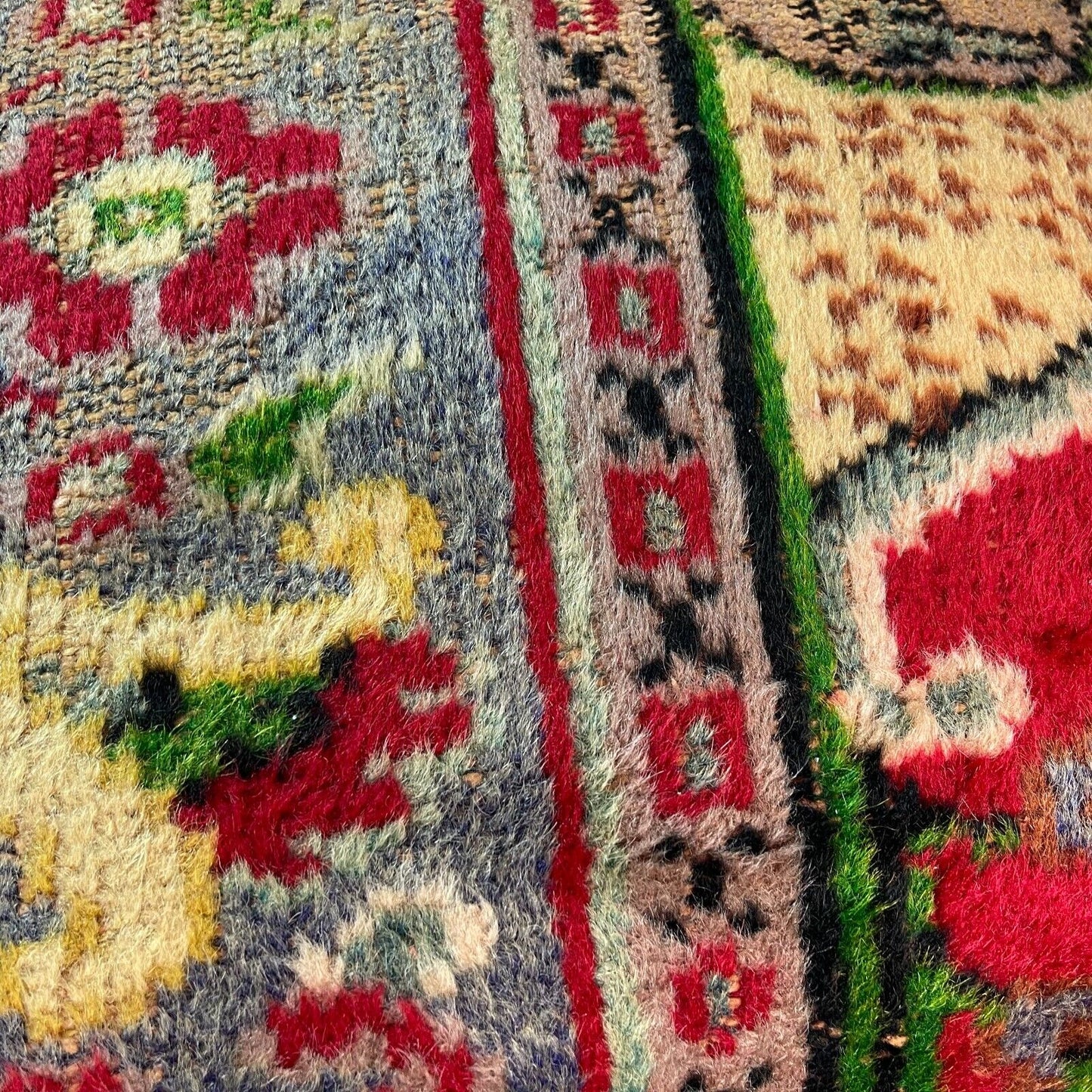 45 x 45 cm , Vintage Turkish Cushion Cover , Vintage Handgemachte Kissenbezug