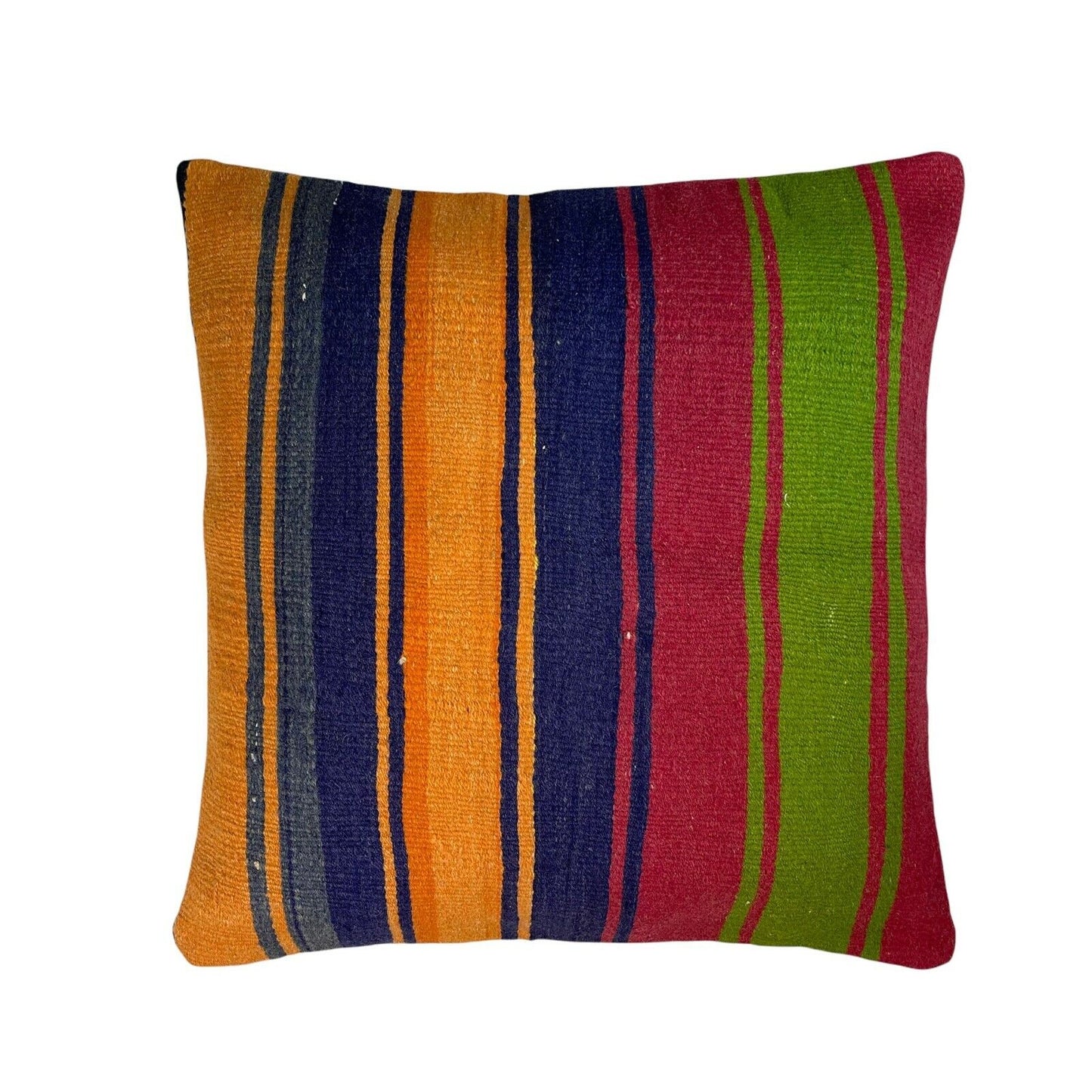 60x60CM ECHTE HANDGEWEBT VINTAGE KELIM KISSEN KISSENHÜLLE SITZKISSEN KISSENBEZUG