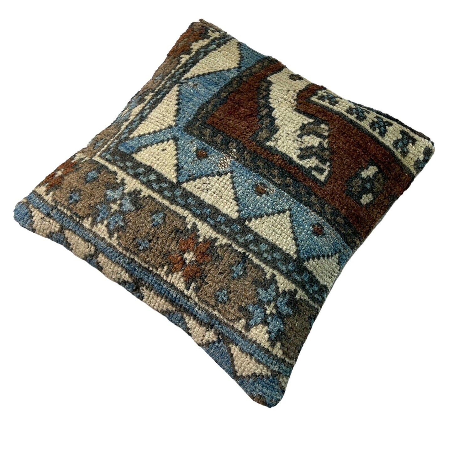 Einzigartige Kelim-Kissen,Turkish Kilim Pillow,16'×16' Funda De Cojín Kilim