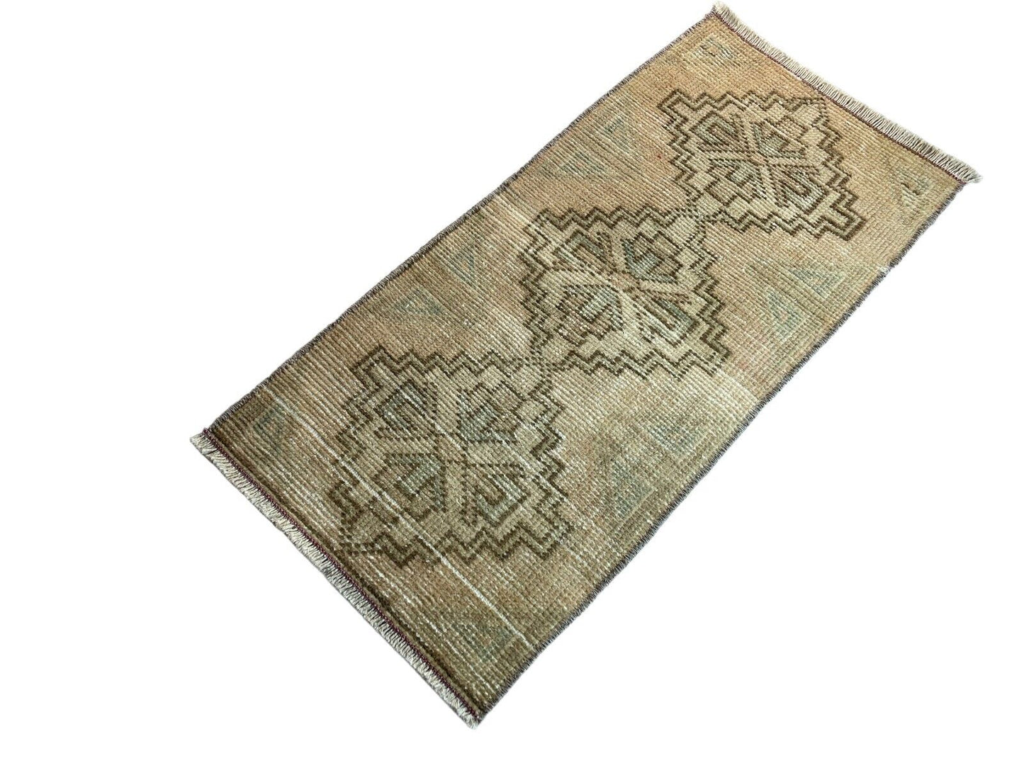 Traditionelle Vintage türkische Teppich, Vintage Turkish Rug 82 X40 cm