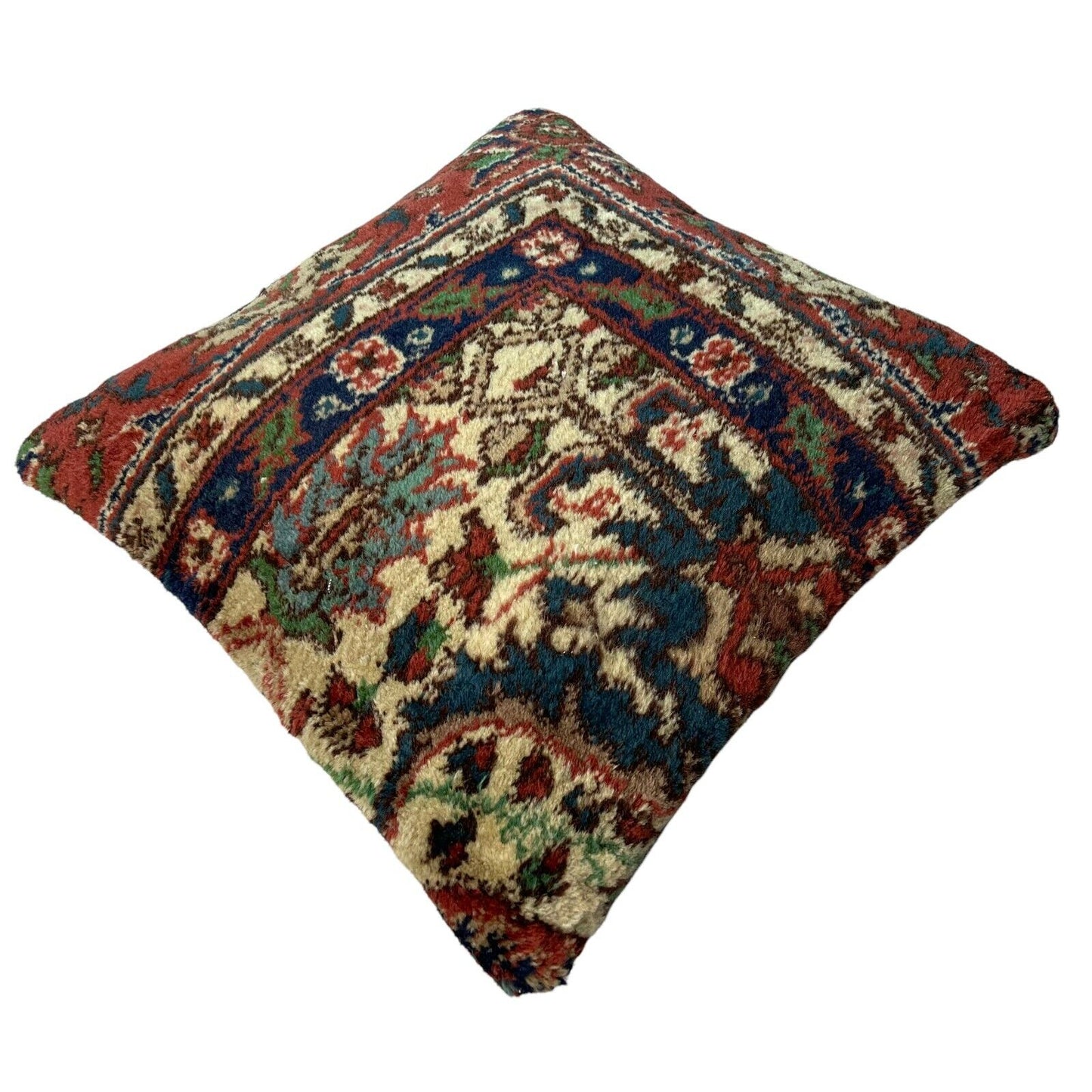 45 x 45 cm , Vintage Turkish Cushion Cover , Vintage Handgemachte Kissenbezug