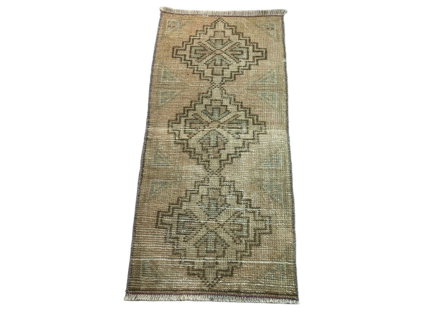 Traditionelle Vintage türkische Teppich, Vintage Turkish Rug 82 X40 cm