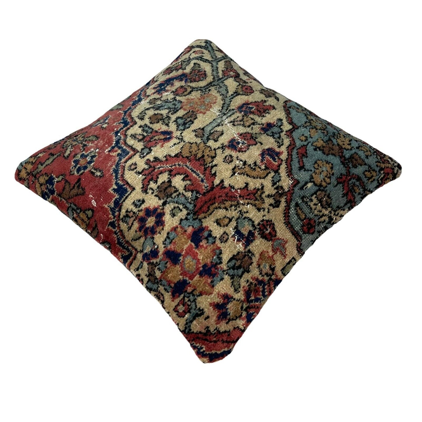 45 x 45 cm , Vintage Turkish Cushion Cover , Vintage Handgemachte Kissenbezug