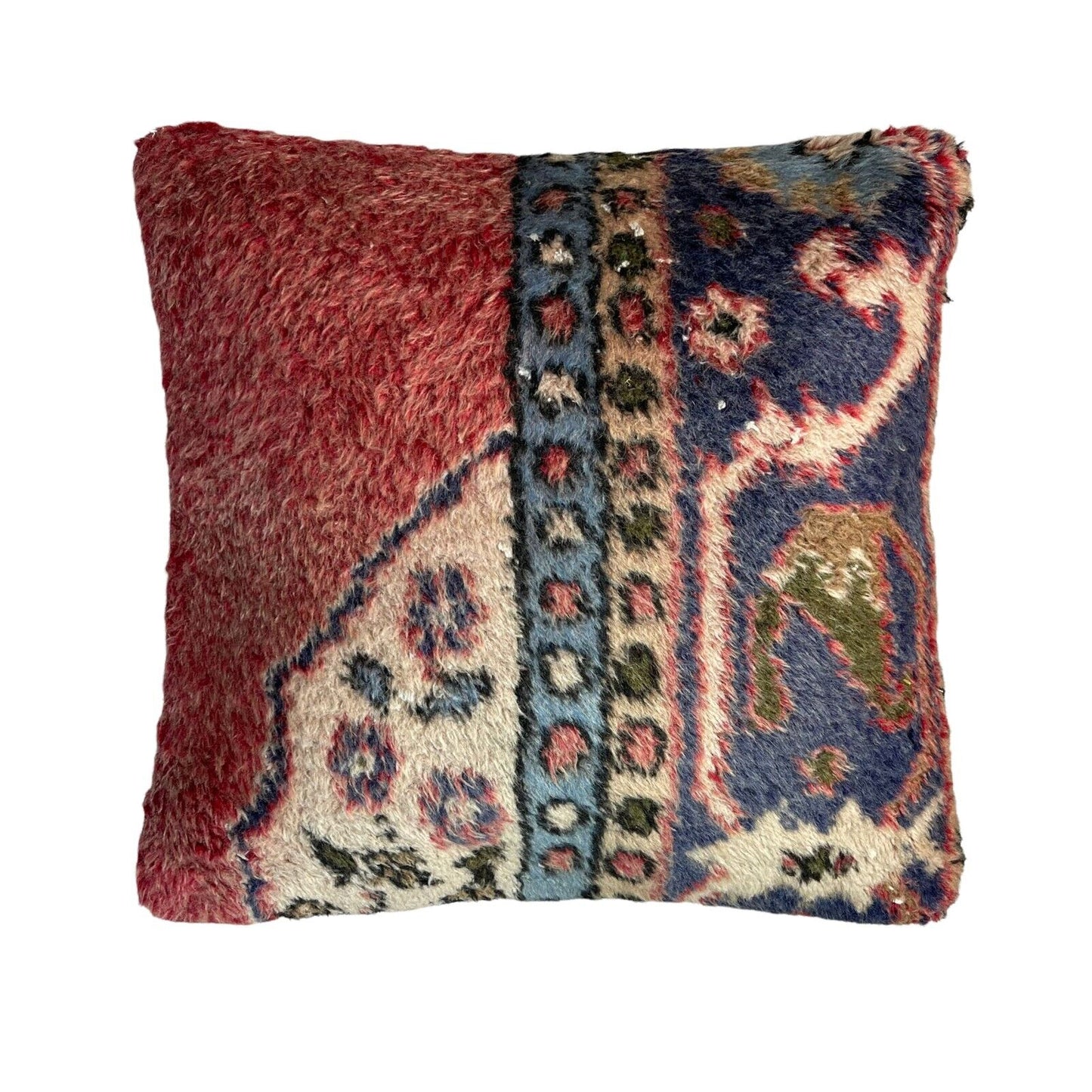 45 x 45 cm , Vintage Turkish Cushion Cover , Vintage Handgemachte Kissenbezug