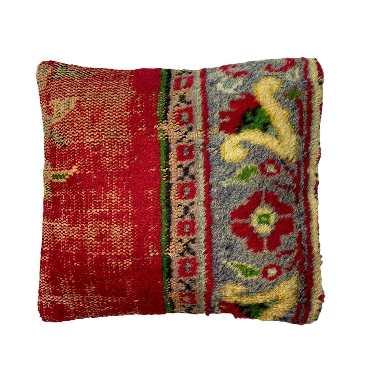 45 x 45 cm , Vintage Turkish Cushion Cover , Vintage Handgemachte Kissenbezug