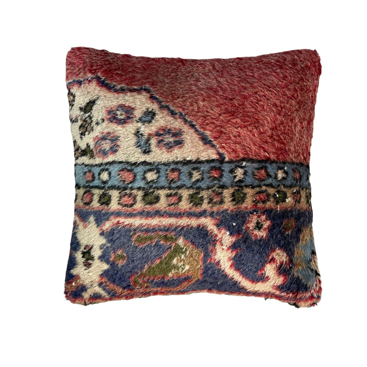 45 x 45 cm , Vintage Turkish Cushion Cover , Vintage Handgemachte Kissenbezug