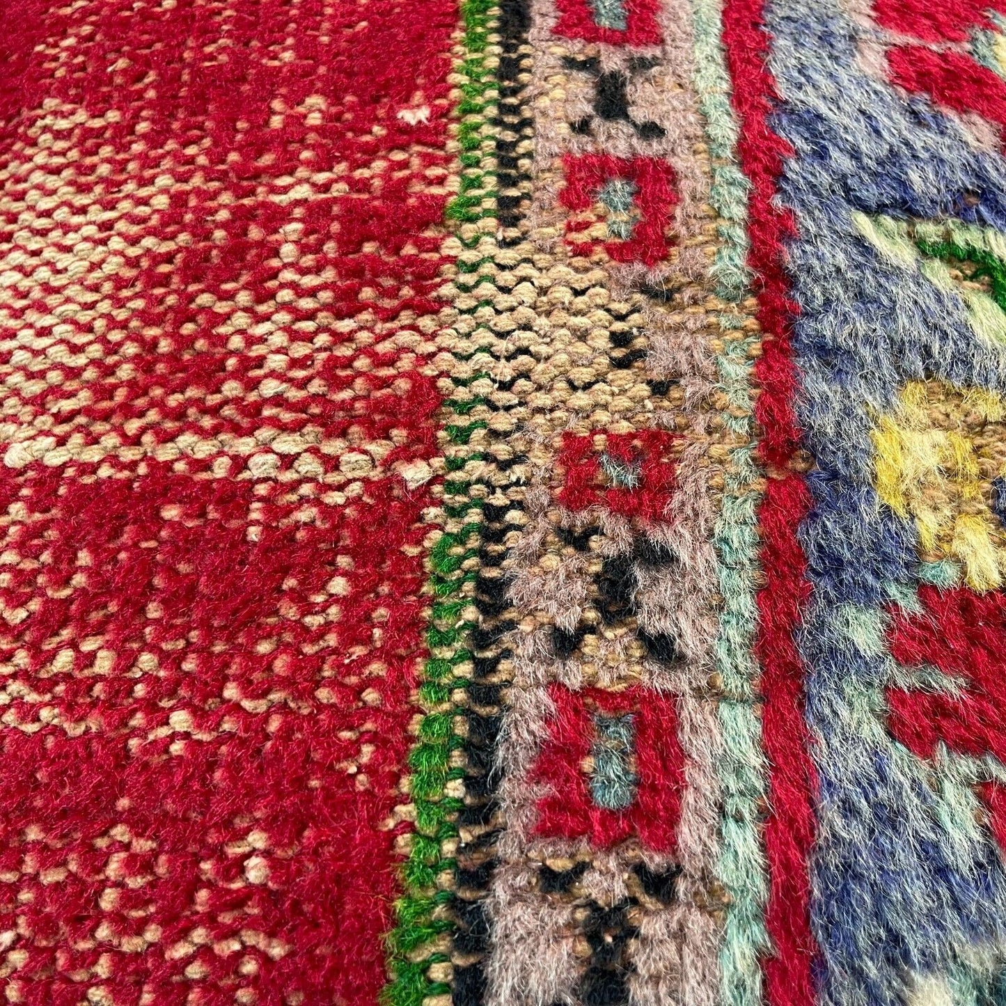 18''X18'' Vintage Handmade Rug Cushion Cover, 45 x 45 cm Deko Kissenbezug LL1385