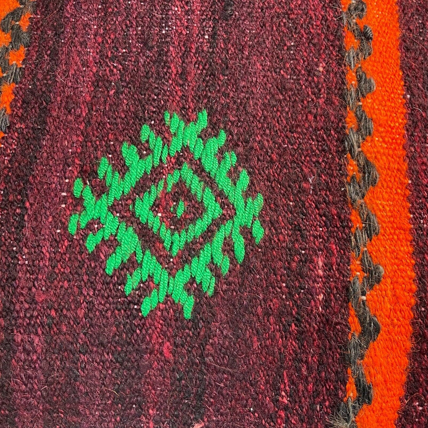 Einzigartige Kelim-Kissen,Turkish Kilim Pillow,16'×16' Funda De Cojín Kilim
