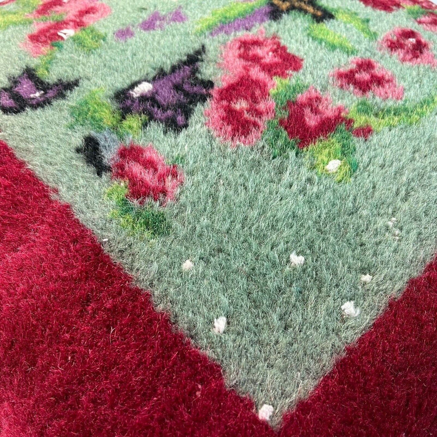 45 x 45 cm , Vintage Turkish Cushion Cover , Vintage Handgemachte Kissenbezug