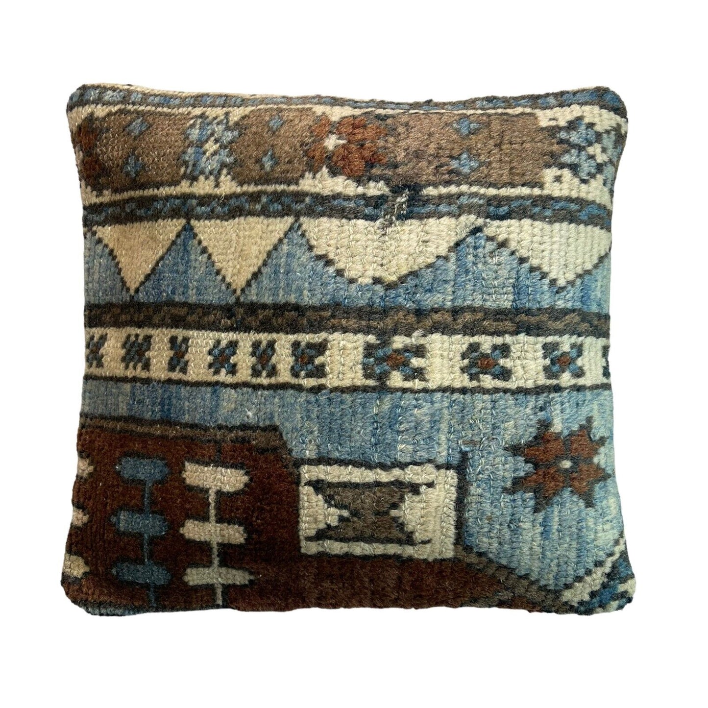 Einzigartige Kelim-Kissen,Turkish Kilim Pillow,16'×16' Funda De Cojín Kilim