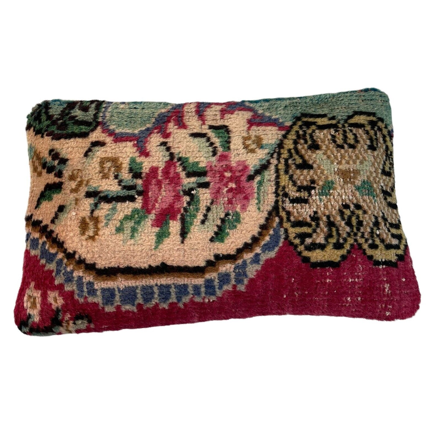 30 x 50 cm Real Handwoven Vintage Cushion Cover, 12''X 20'' Vintage Kissenbezug