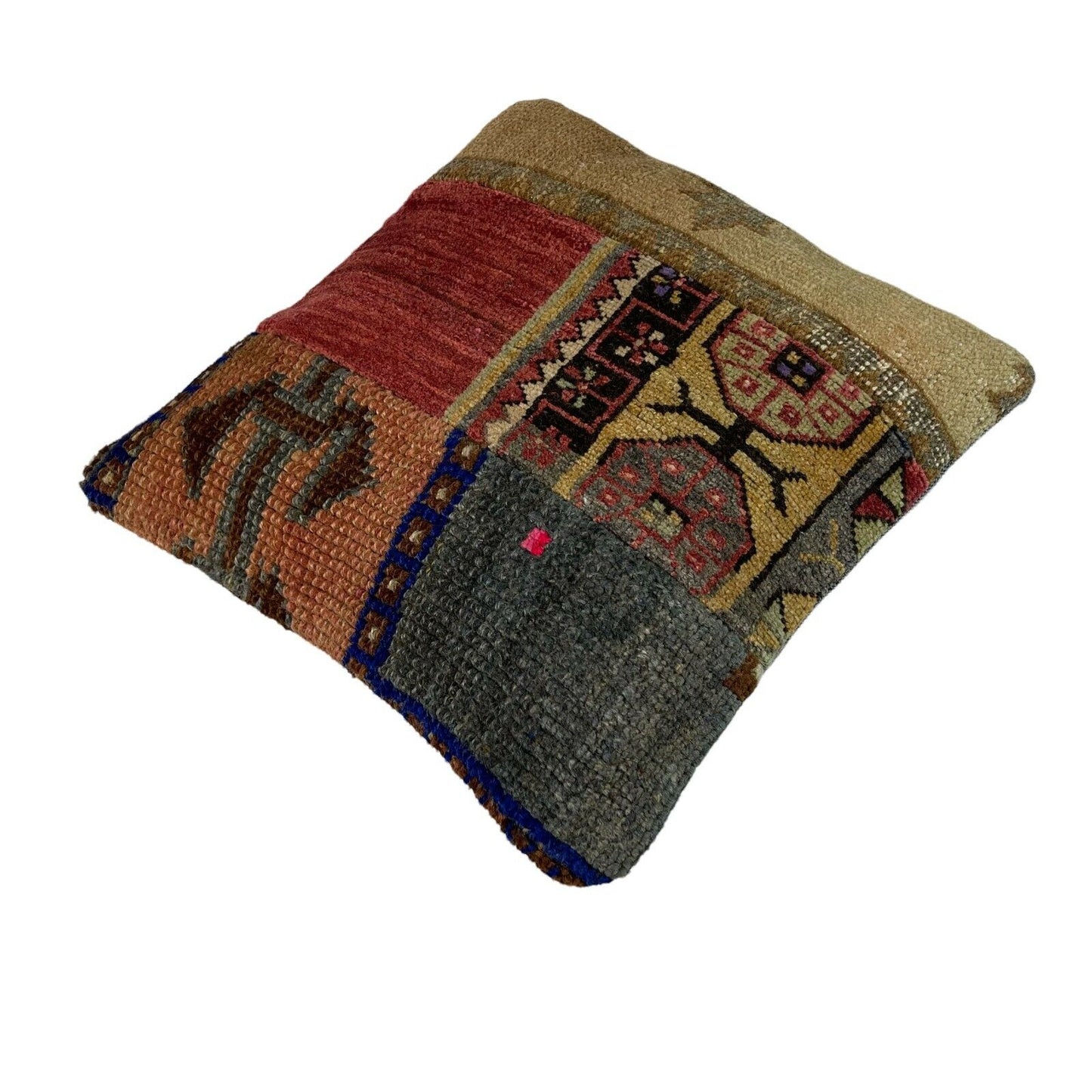 40 x 40 cm , Vintage Turkish Cushion Cover , Vintage Handgemachte Kissenbezug