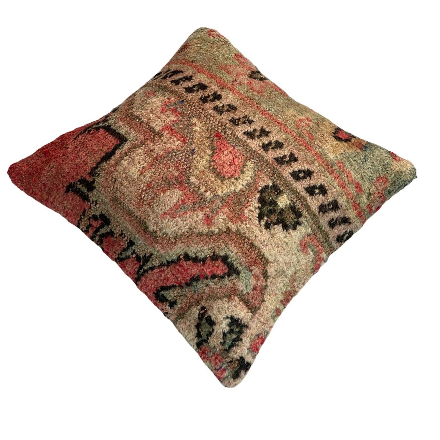 45 x 45 cm , Vintage Turkish Cushion Cover , Vintage Handgemachte Kissenbezug
