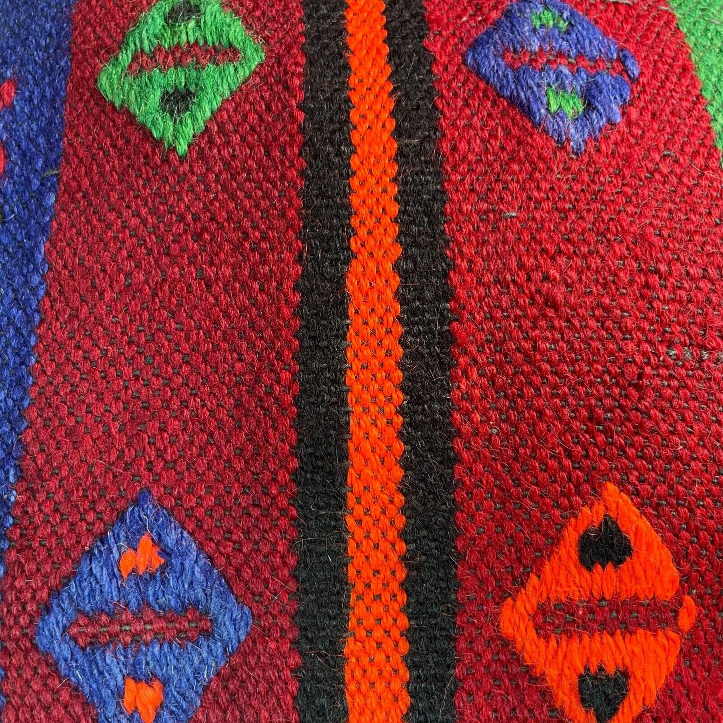 Einzigartige Kelim-Kissen,Turkish Kilim Pillow,16'×16' Funda De Cojín Kilim