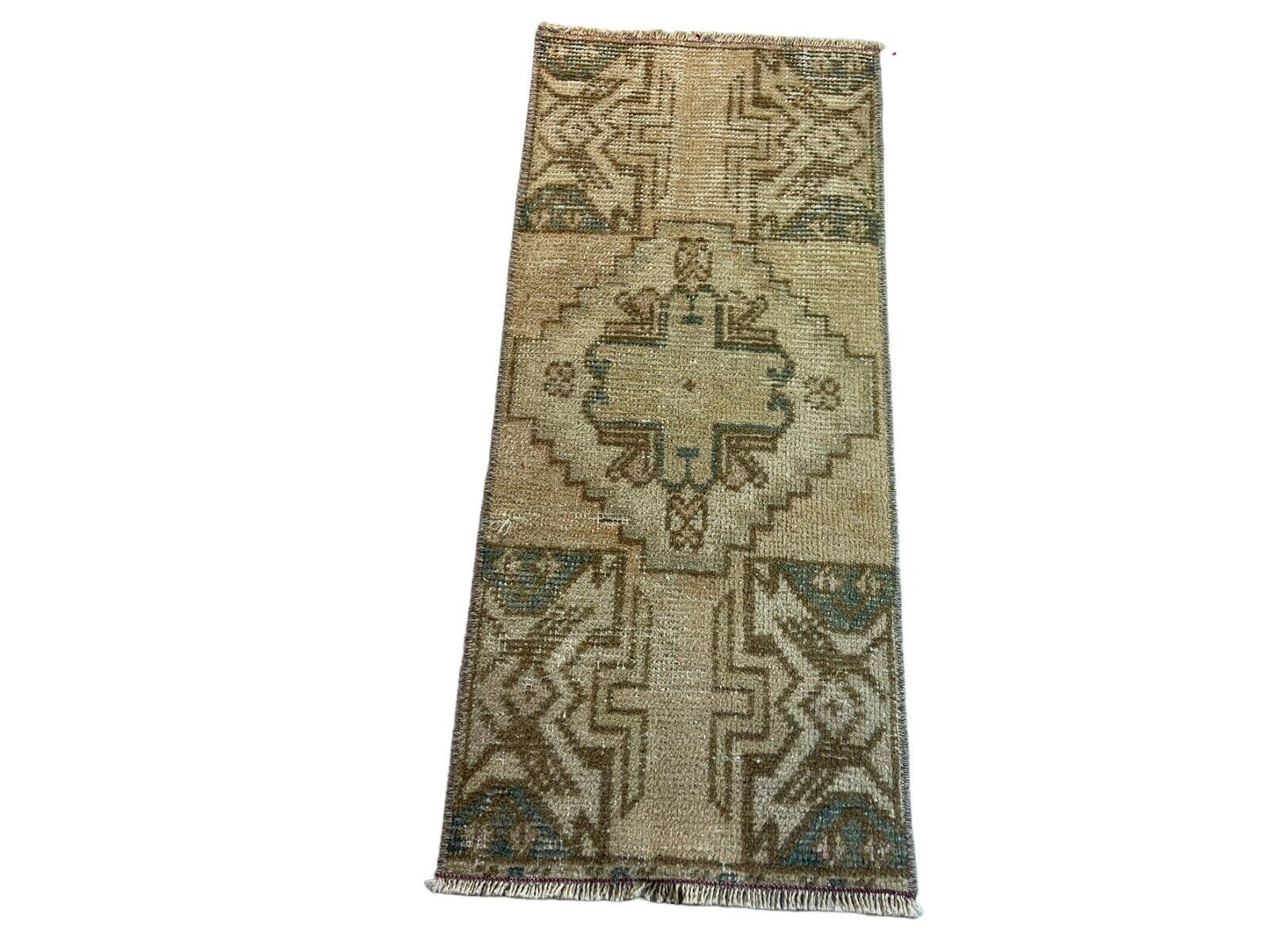 Traditionelle Vintage türkische Teppich, Vintage Turkish Rug 88 X40 cm