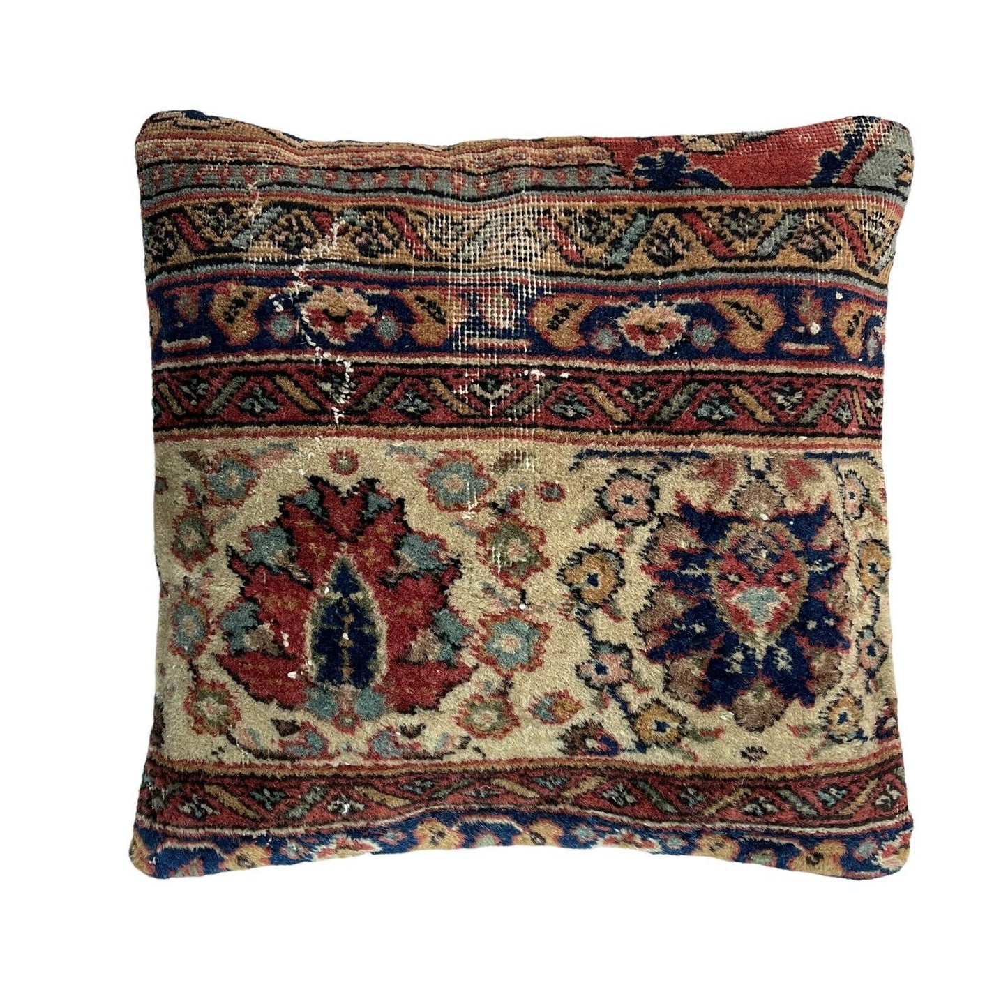 45 x 45 cm , Vintage Turkish Cushion Cover , Vintage Handgemachte Kissenbezug