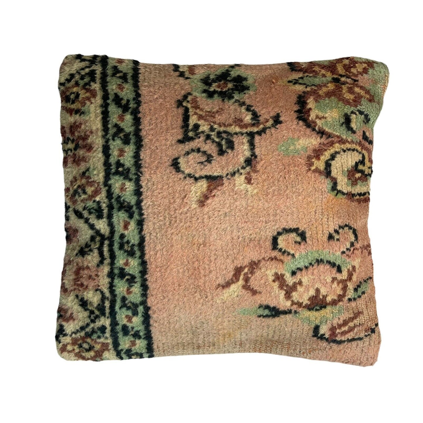 45 x 45 cm , Vintage Turkish Cushion Cover , Vintage Handgemachte Kissenbezug