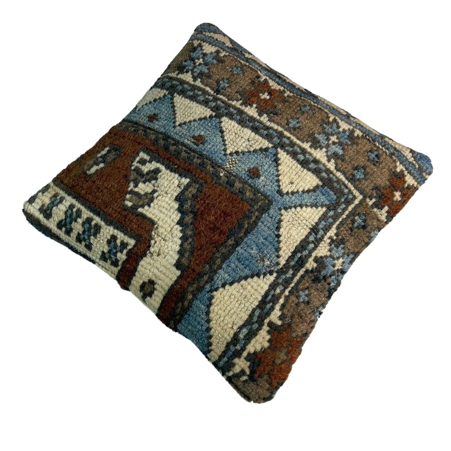 Einzigartige Kelim-Kissen,Turkish Kilim Pillow,16'×16' Funda De Cojín Kilim