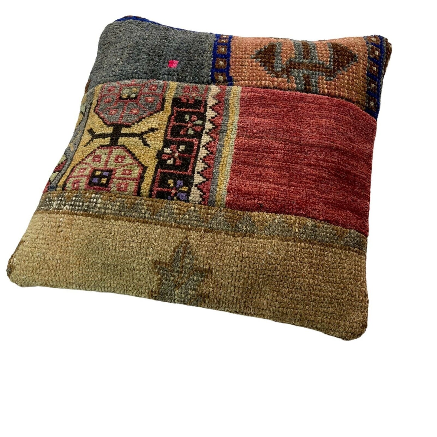 40 x 40 cm , Vintage Turkish Cushion Cover , Vintage Handgemachte Kissenbezug