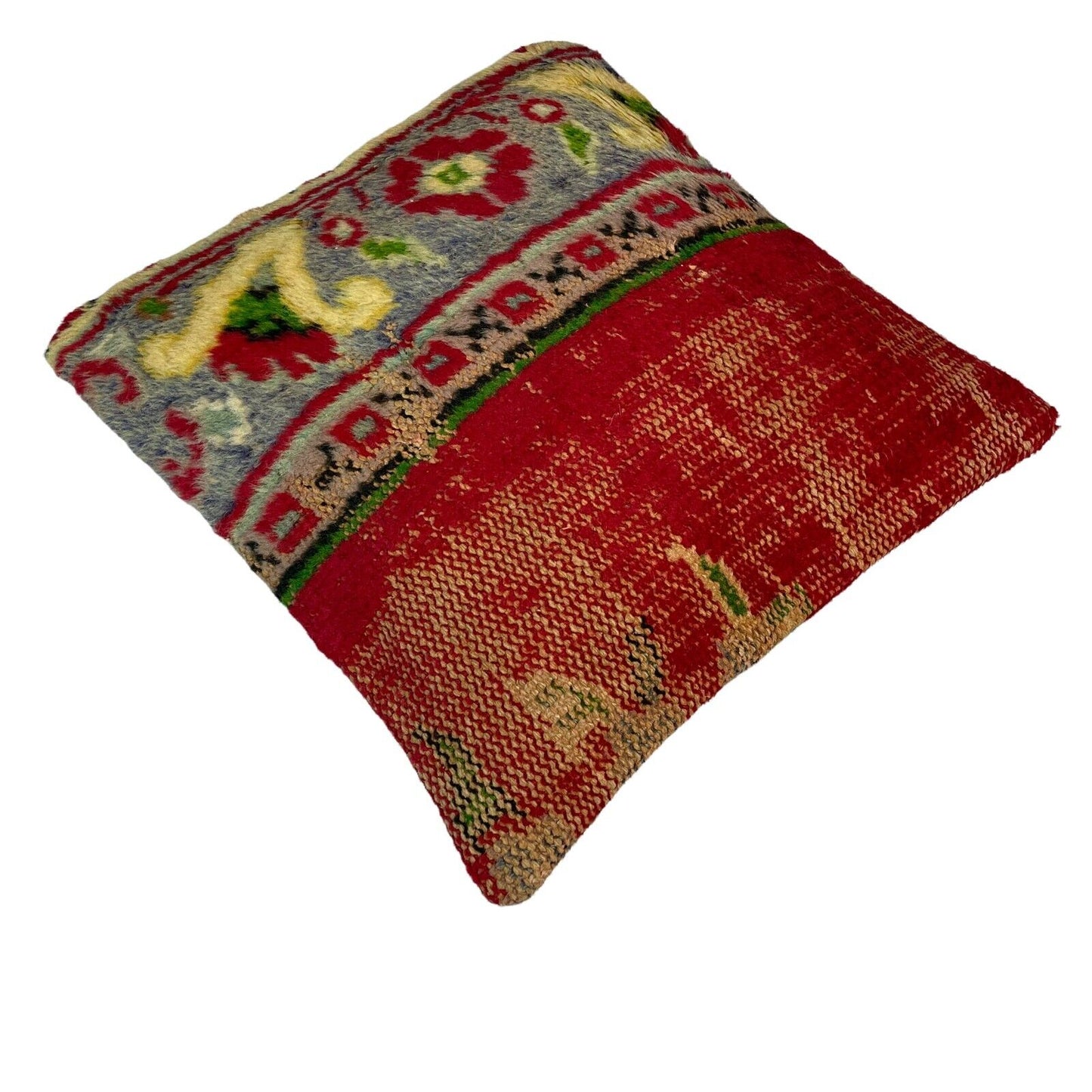 45 x 45 cm , Vintage Turkish Cushion Cover , Vintage Handgemachte Kissenbezug