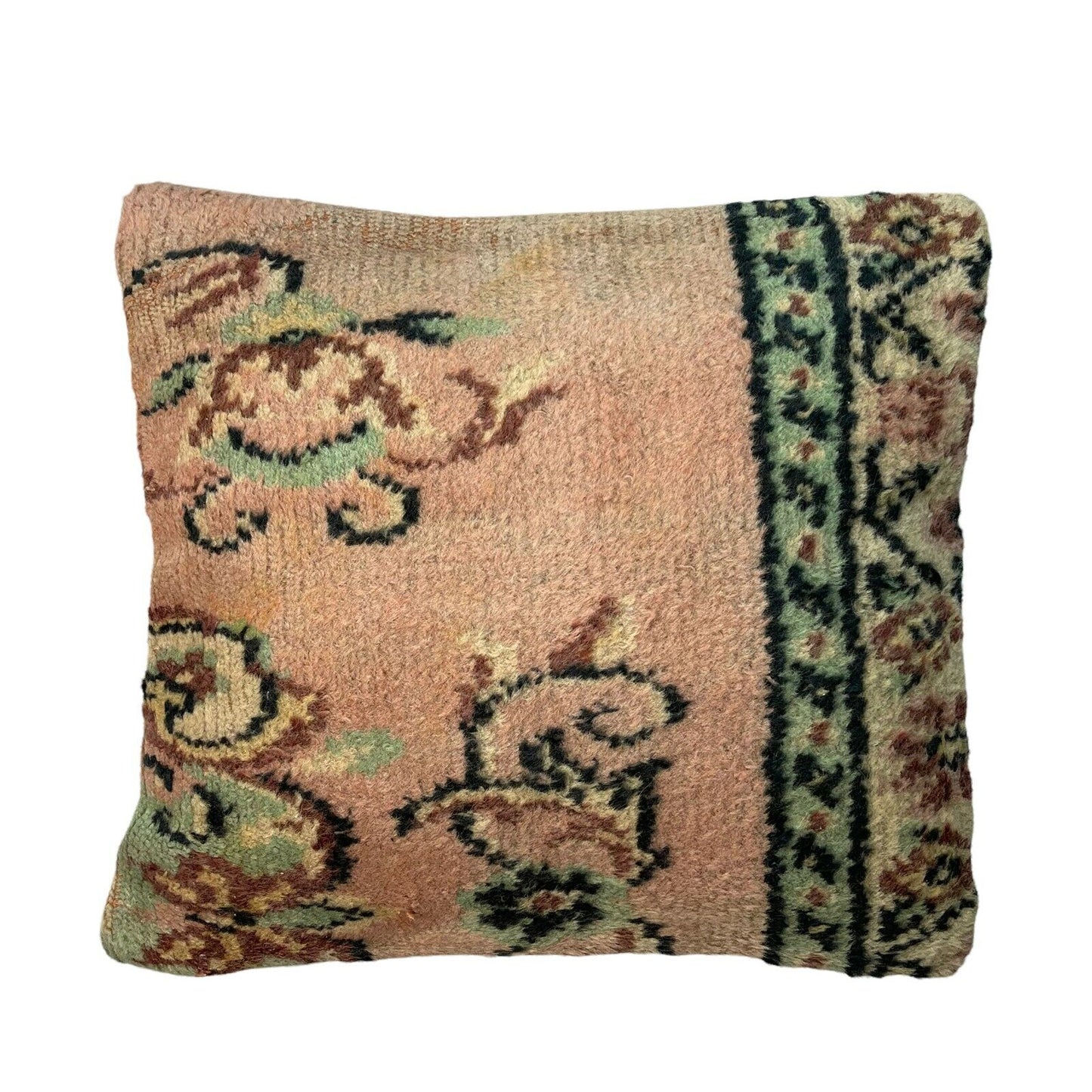 45 x 45 cm , Vintage Turkish Cushion Cover , Vintage Handgemachte Kissenbezug