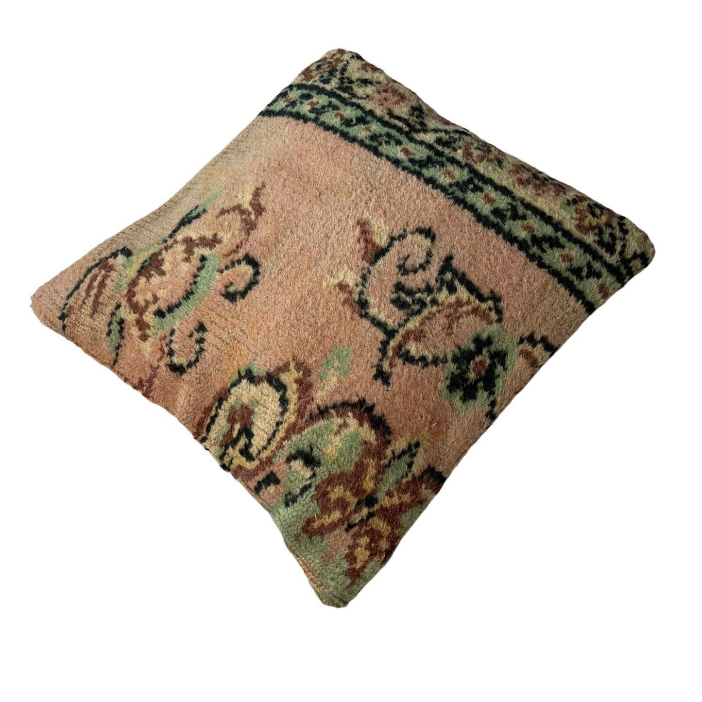 45 x 45 cm , Vintage Turkish Cushion Cover , Vintage Handgemachte Kissenbezug