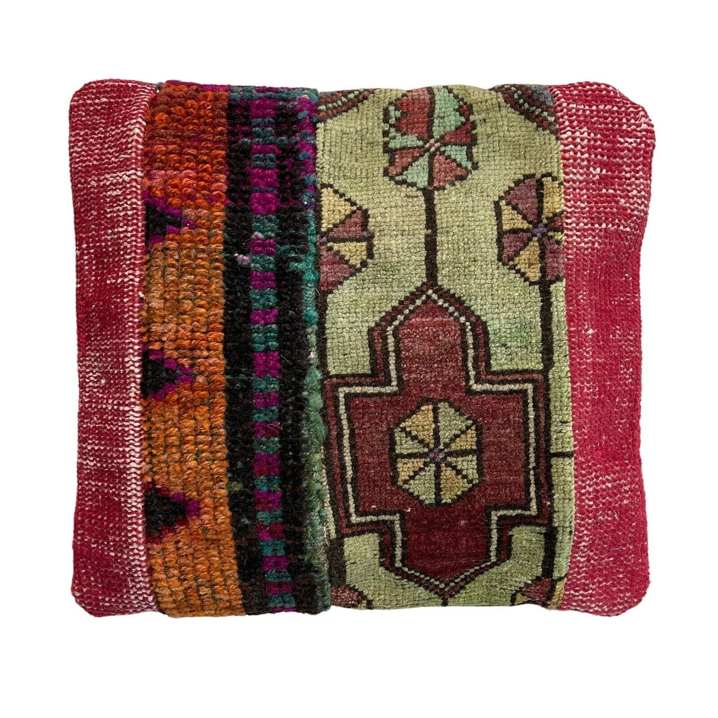 40 x 40 cm , Vintage Turkish Cushion Cover , Vintage Handgemachte Kissenbezug