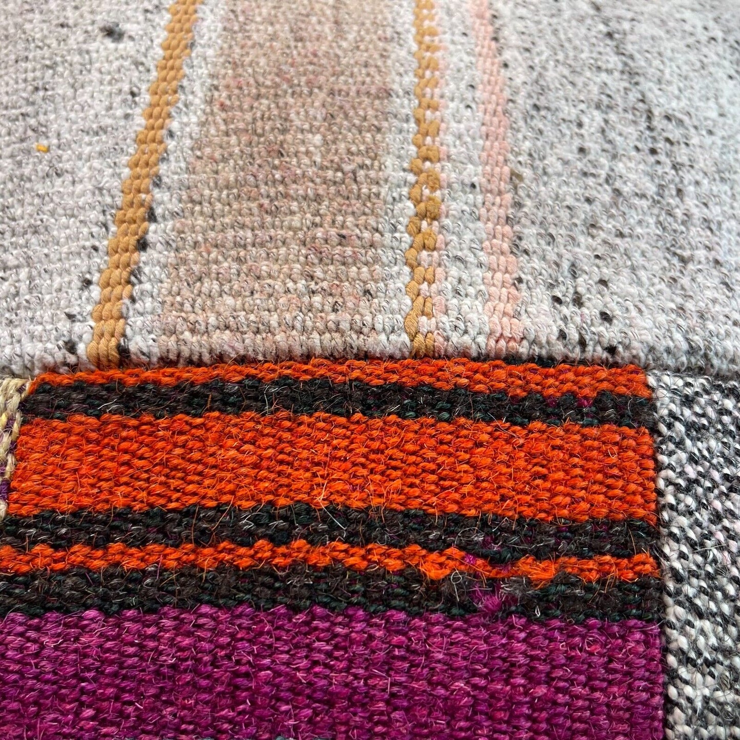 Einzigartige Kelim-Kissen,Turkish Kilim Pillow,16'×16' Funda De Cojín Kilim