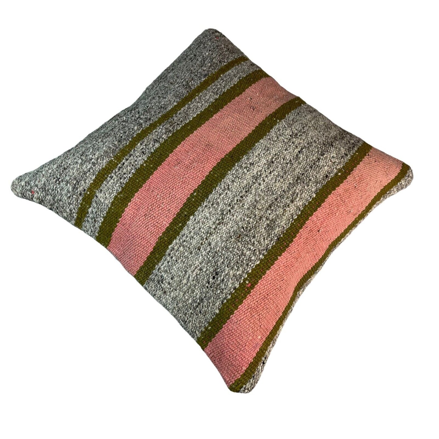 Einzigartige Kelim-Kissen,Turkish Kilim Pillow,16'×16' Funda De Cojín Kilim