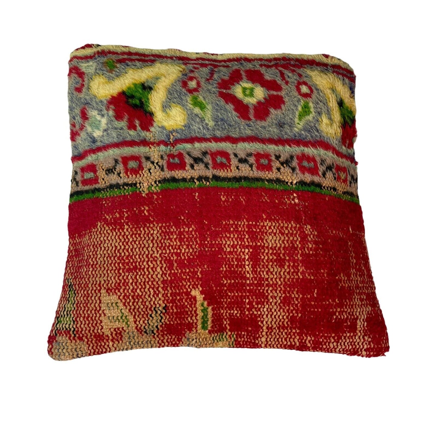 45 x 45 cm , Vintage Turkish Cushion Cover , Vintage Handgemachte Kissenbezug