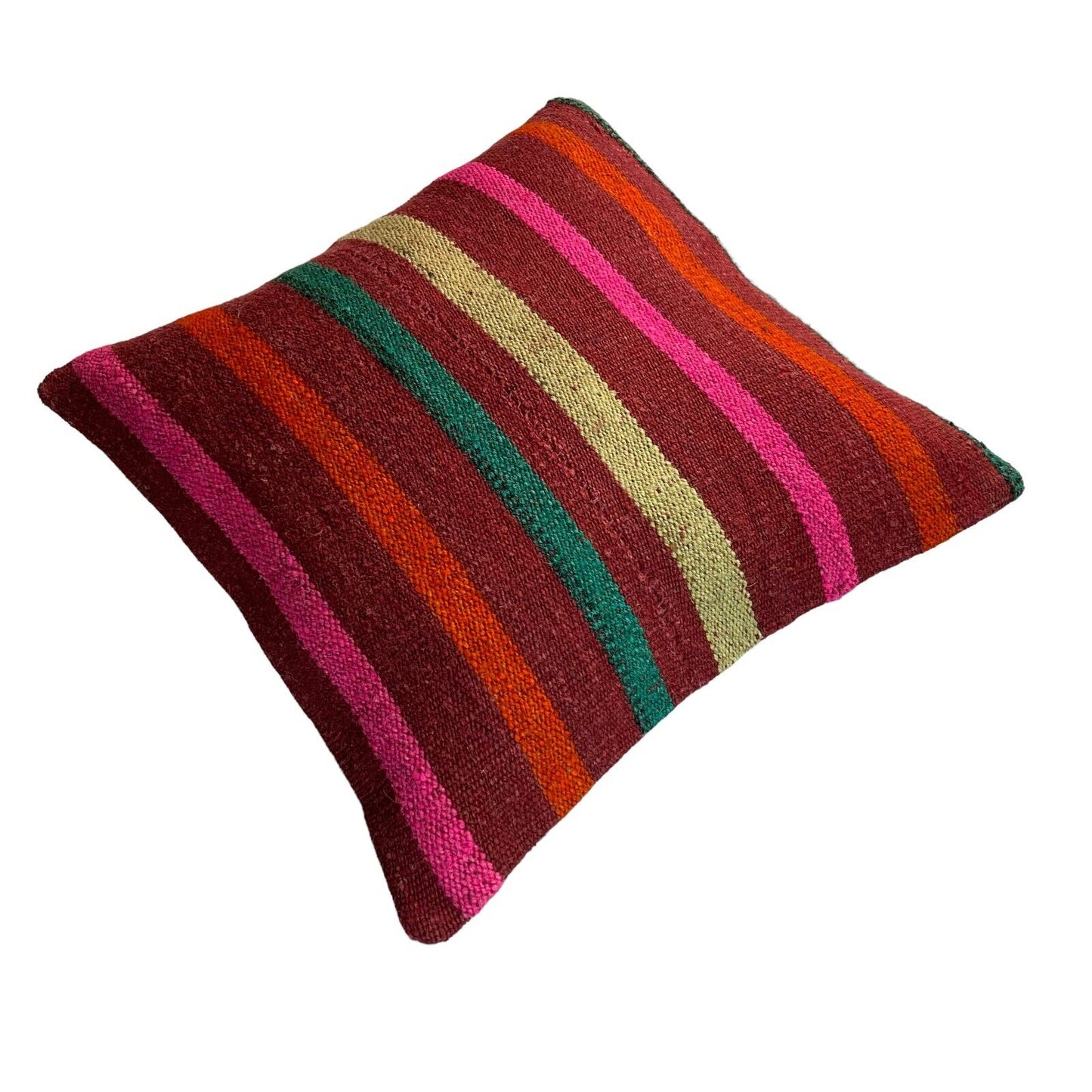 Kilim Housse de coussin 40x40 cm old vintage antique Kelim Coussin Boho Country