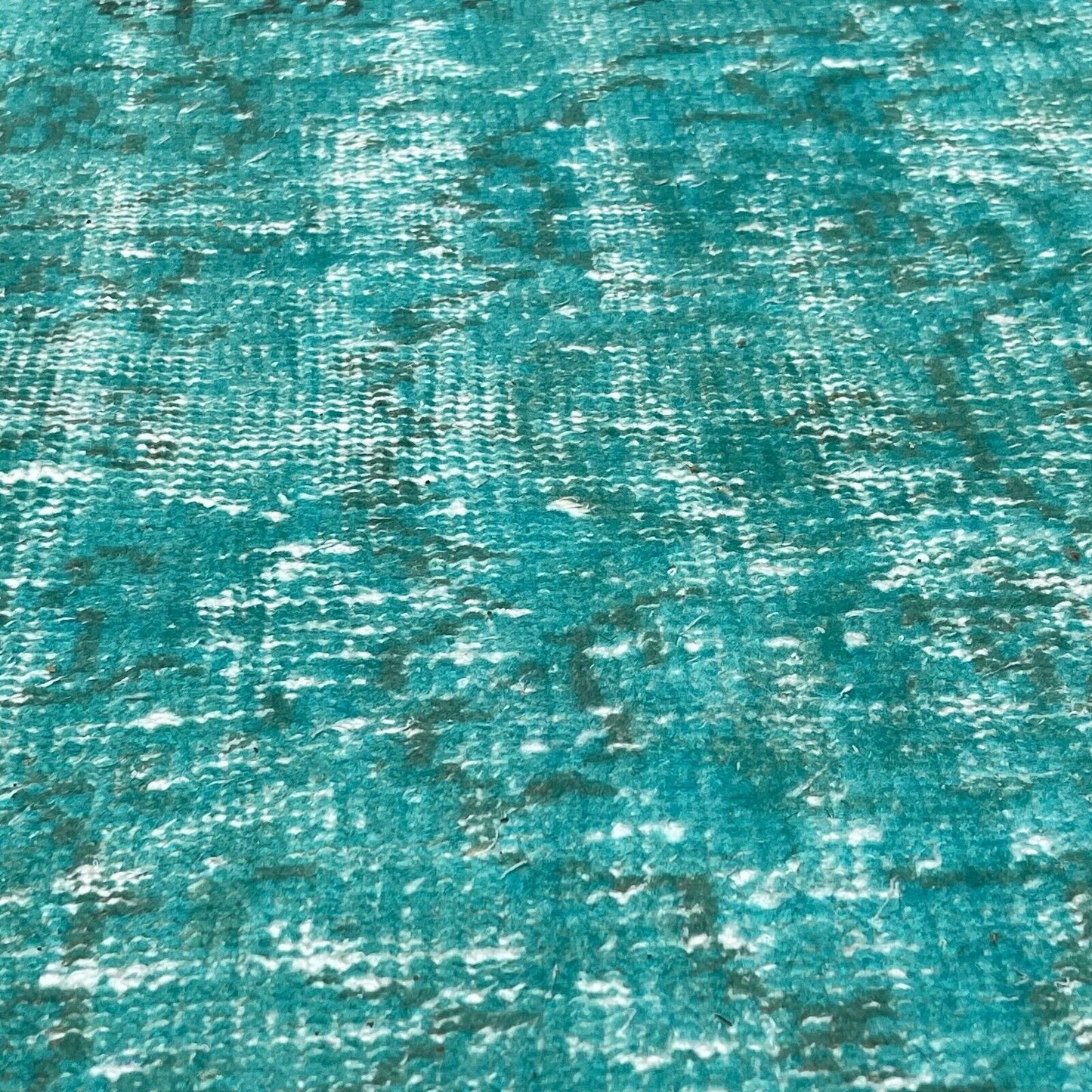 Distressed Overdyed Türkischer Teppich Läufer 265 x 90 cm Vintage Teppich Läufer