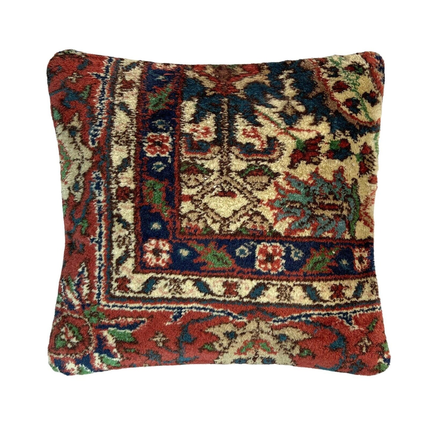 45 x 45 cm , Vintage Turkish Cushion Cover , Vintage Handgemachte Kissenbezug