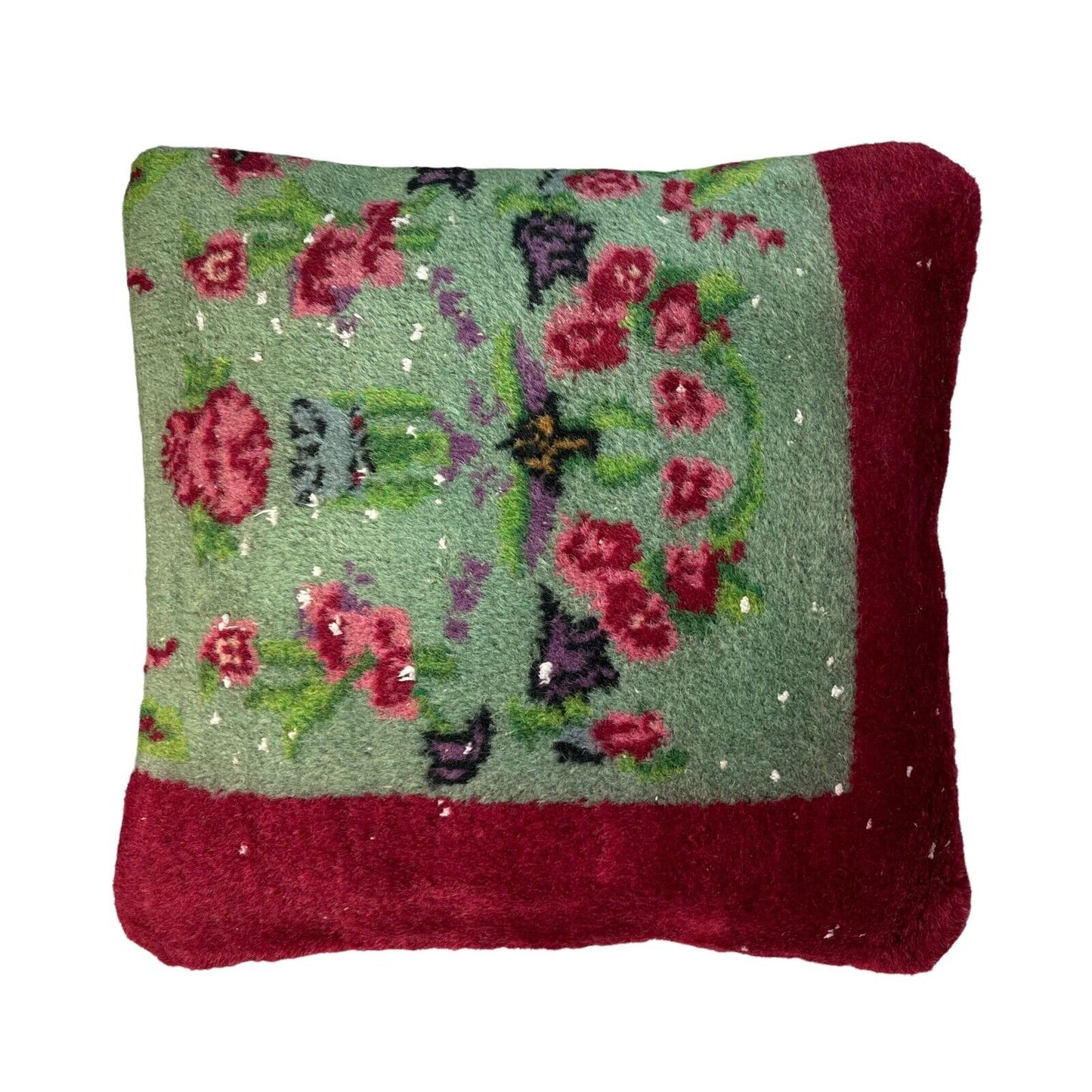 45 x 45 cm , Vintage Turkish Cushion Cover , Vintage Handgemachte Kissenbezug