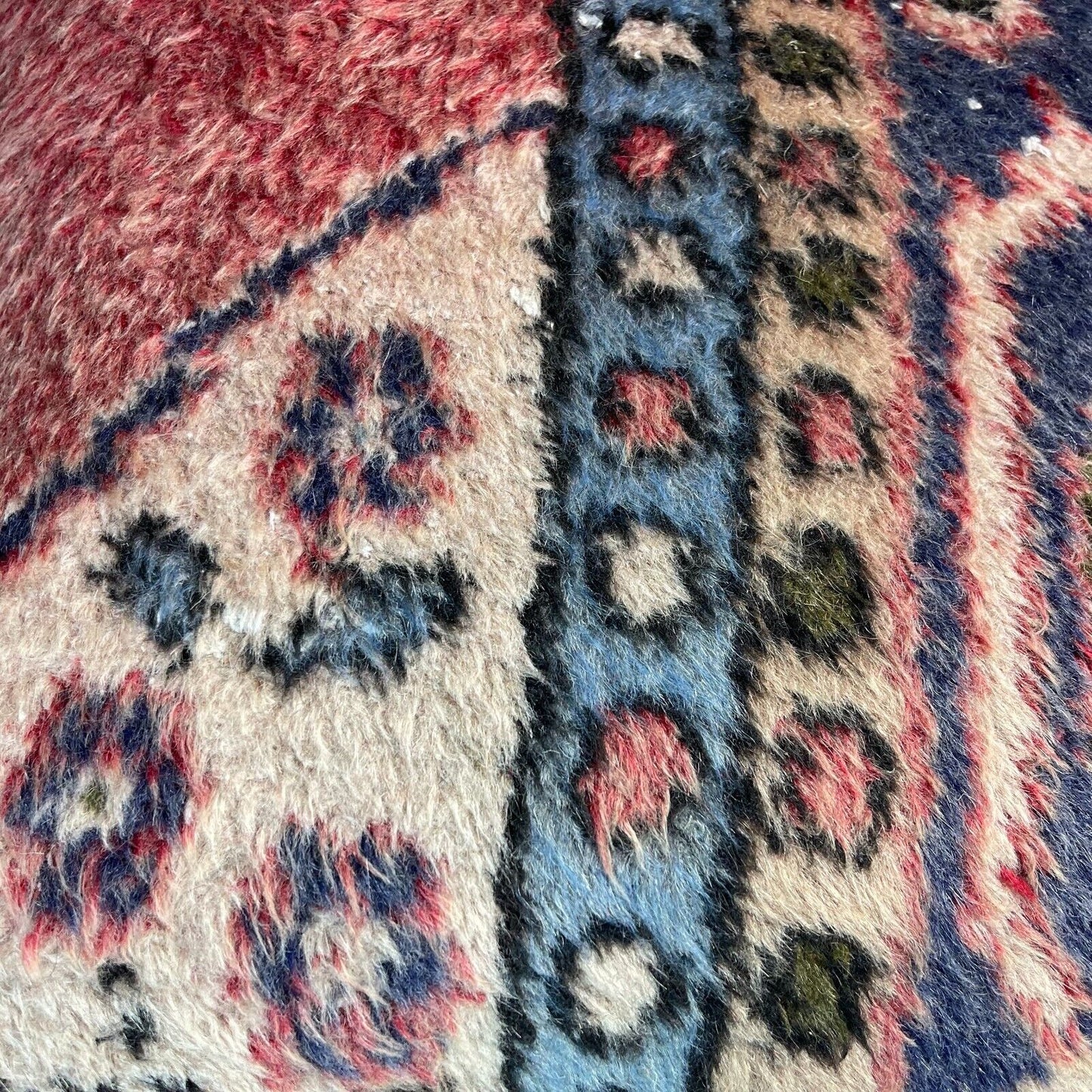 45 x 45 cm , Vintage Turkish Cushion Cover , Vintage Handgemachte Kissenbezug