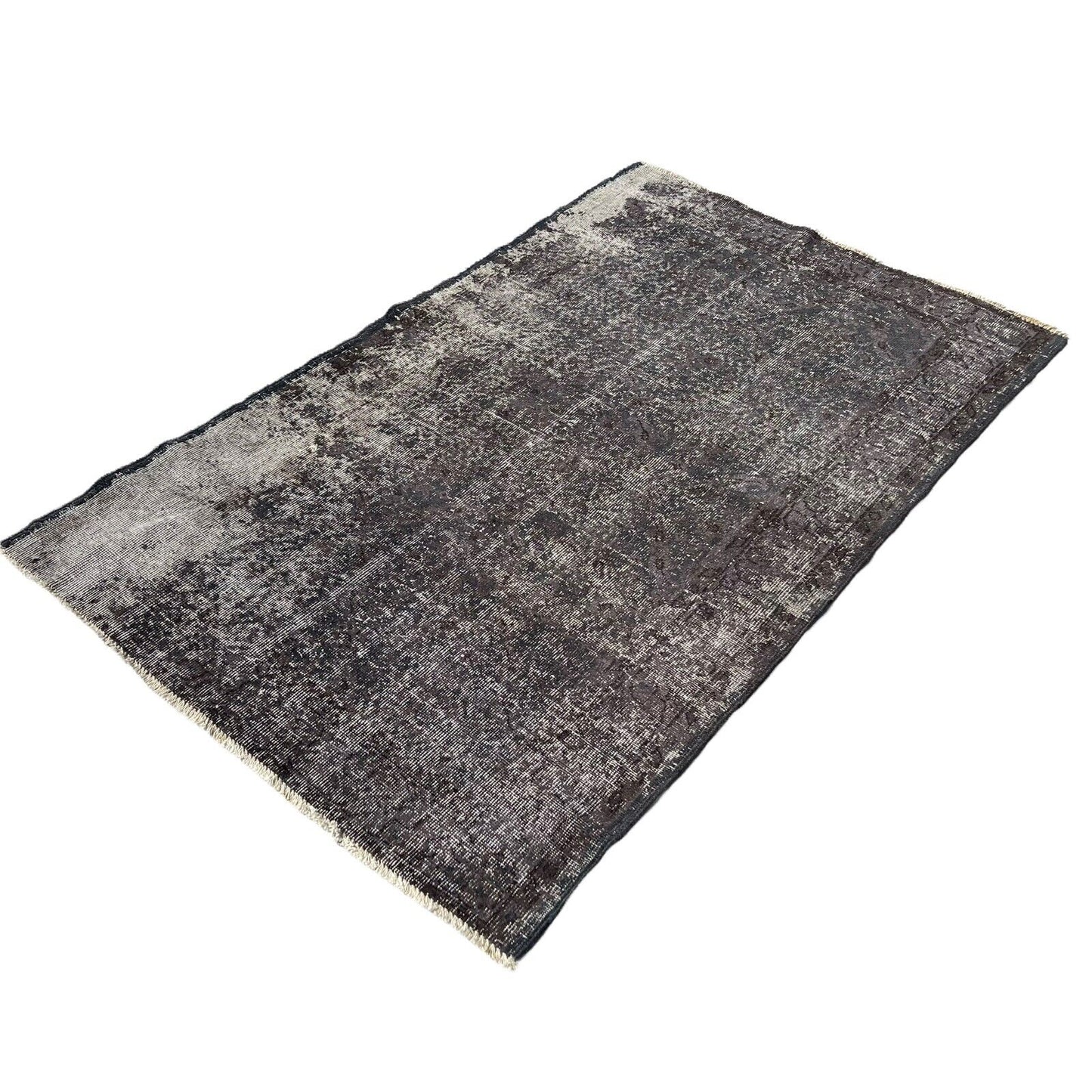 Distressed Overdyed Türkischer Teppich 196 x 110 cm Vintage Decorative Teppich