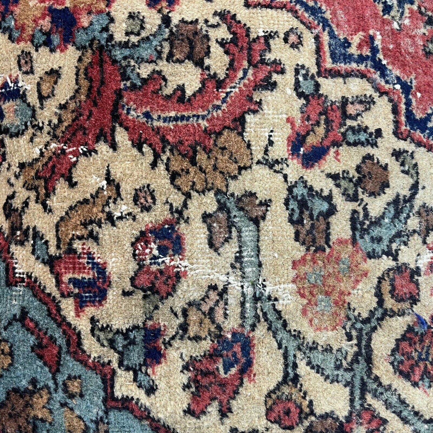 45 x 45 cm , Vintage Turkish Cushion Cover , Vintage Handgemachte Kissenbezug