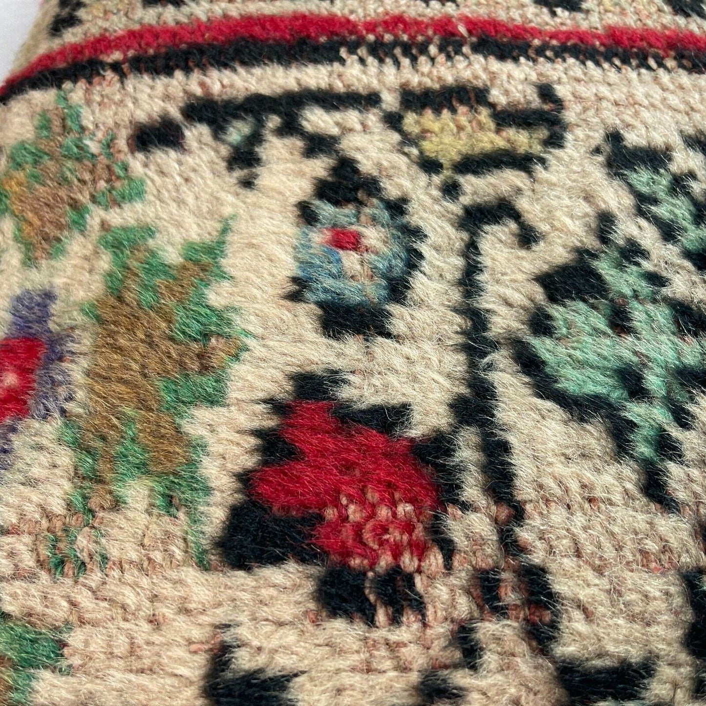30 x 50 cm Real Handwoven Vintage Cushion Cover, 12''X 20'' Vintage Kissenbezug