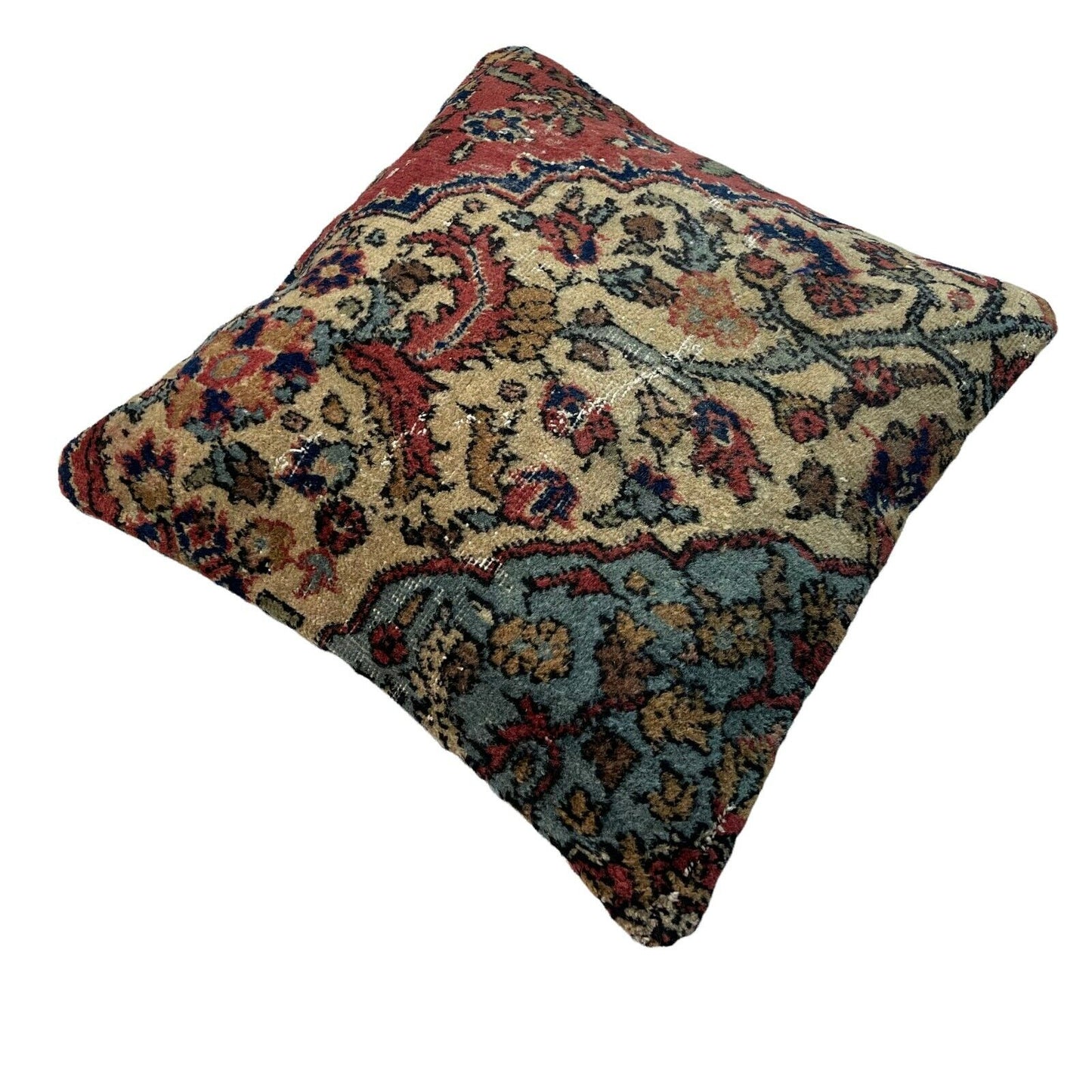 45 x 45 cm , Vintage Turkish Cushion Cover , Vintage Handgemachte Kissenbezug