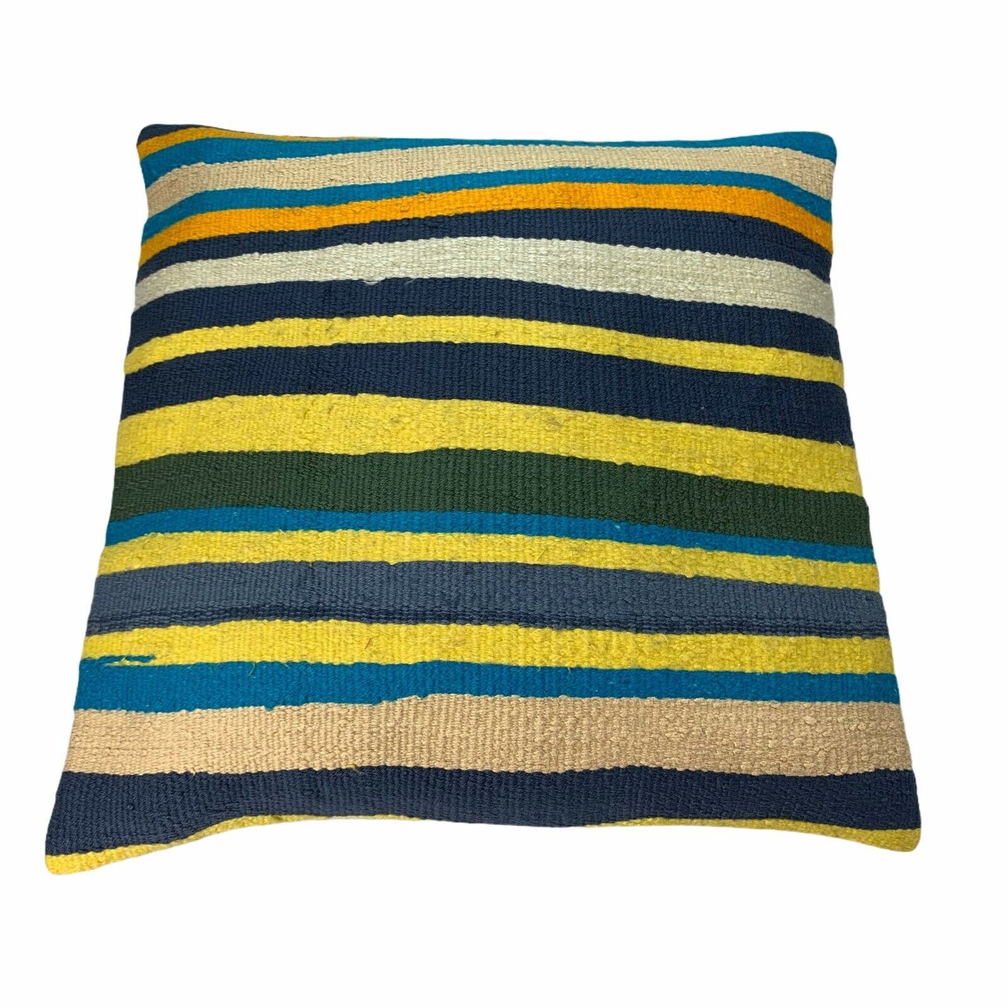 60x60CM ECHTE HANDGEWEBT VINTAGE KELIM KISSEN KISSENHÜLLE SITZKISSEN KISSENBEZUG