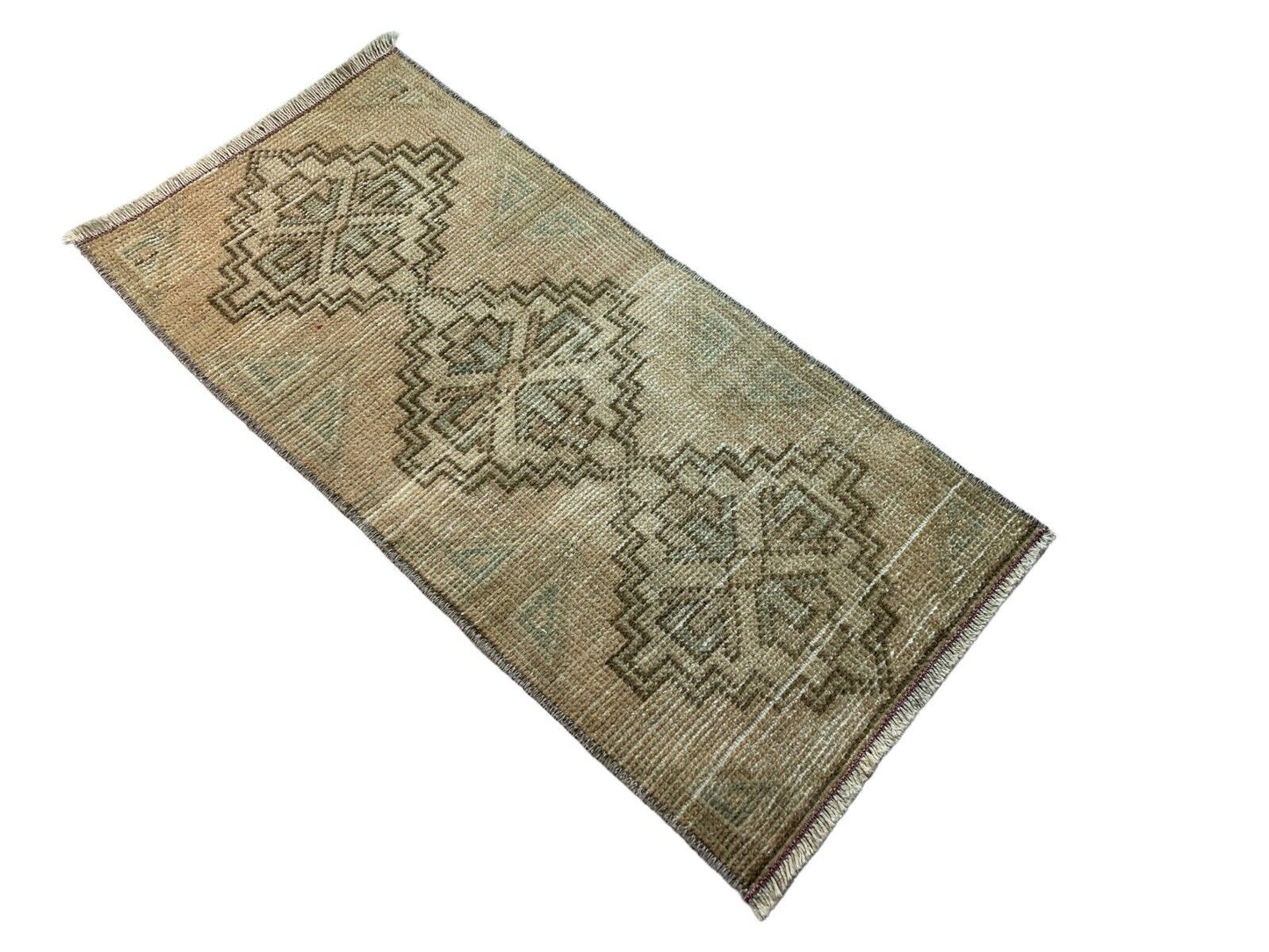 Traditionelle Vintage türkische Teppich, Vintage Turkish Rug 82 X40 cm