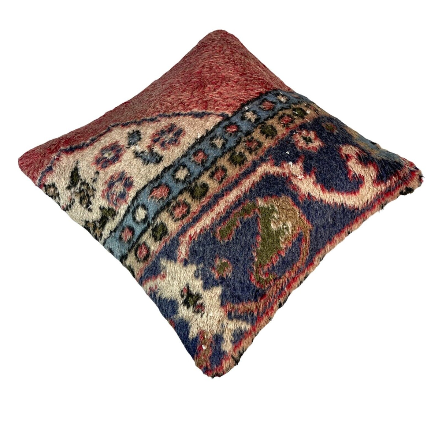 45 x 45 cm , Vintage Turkish Cushion Cover , Vintage Handgemachte Kissenbezug