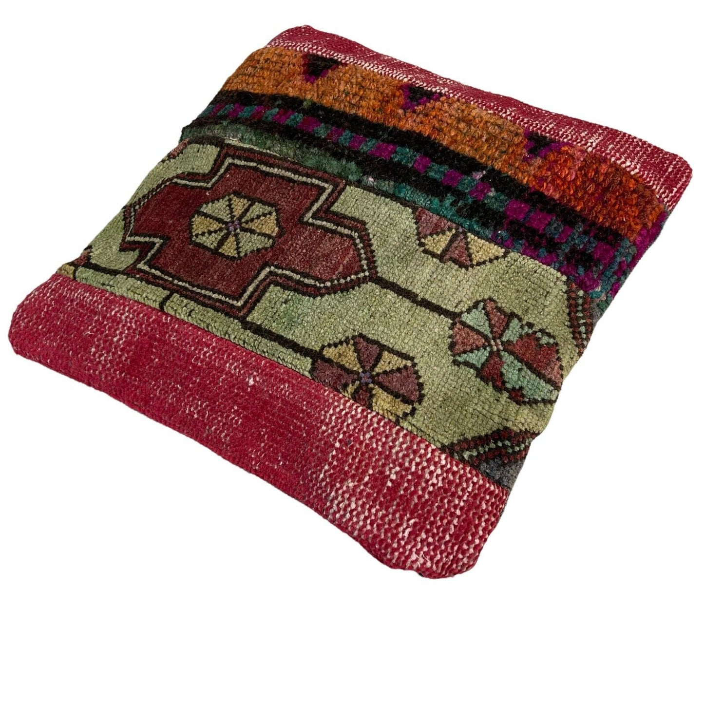 40 x 40 cm , Vintage Turkish Cushion Cover , Vintage Handgemachte Kissenbezug