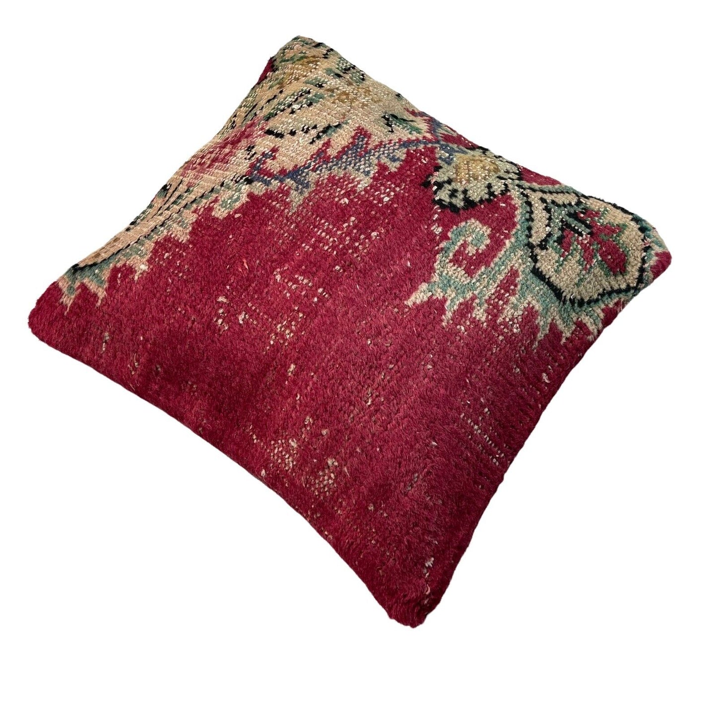 45 x 45 cm , Vintage Turkish Cushion Cover , Vintage Handgemachte Kissenbezug