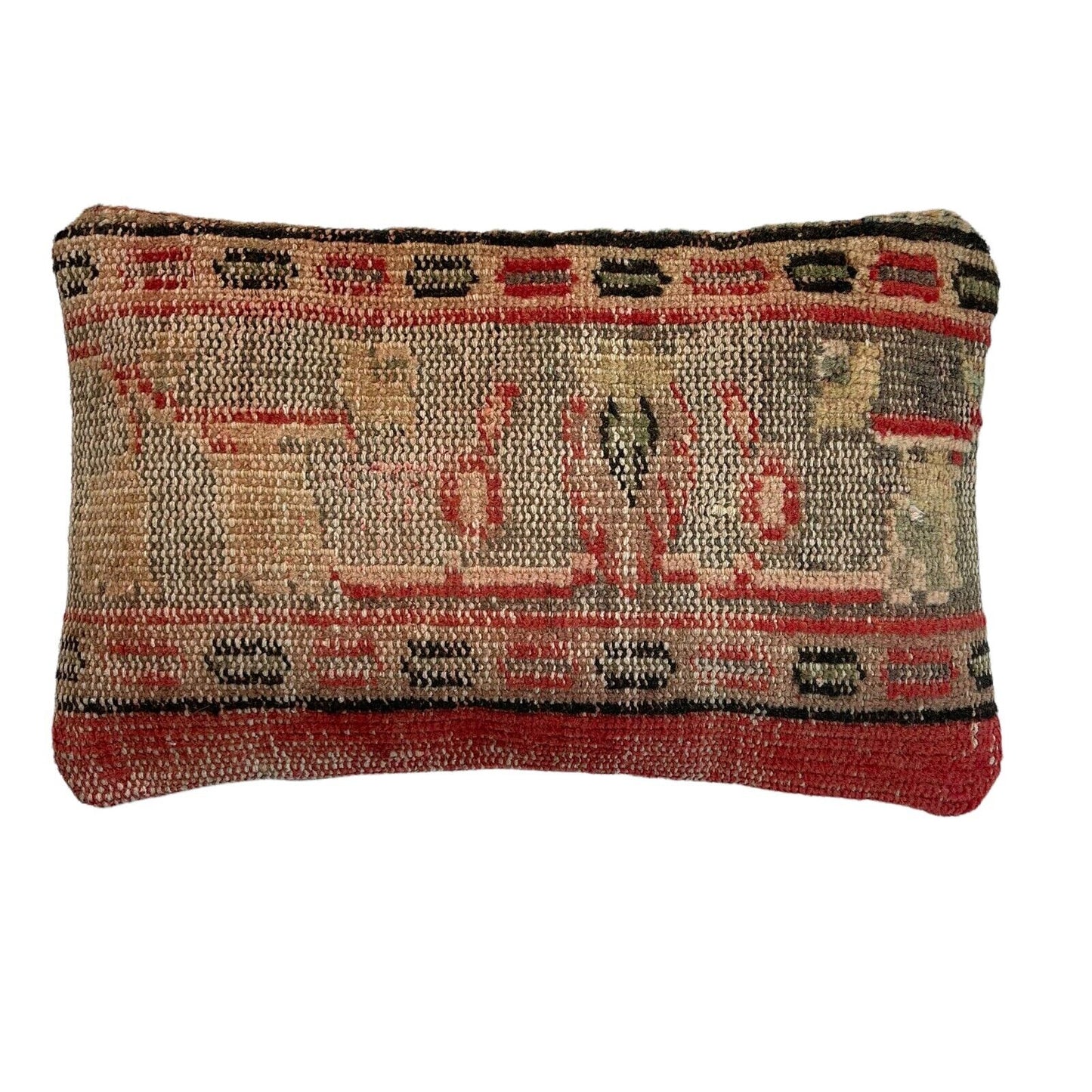 30 x 50 cm Real Handwoven Vintage Cushion Cover, 12''X 20'' Vintage Kissenbezug