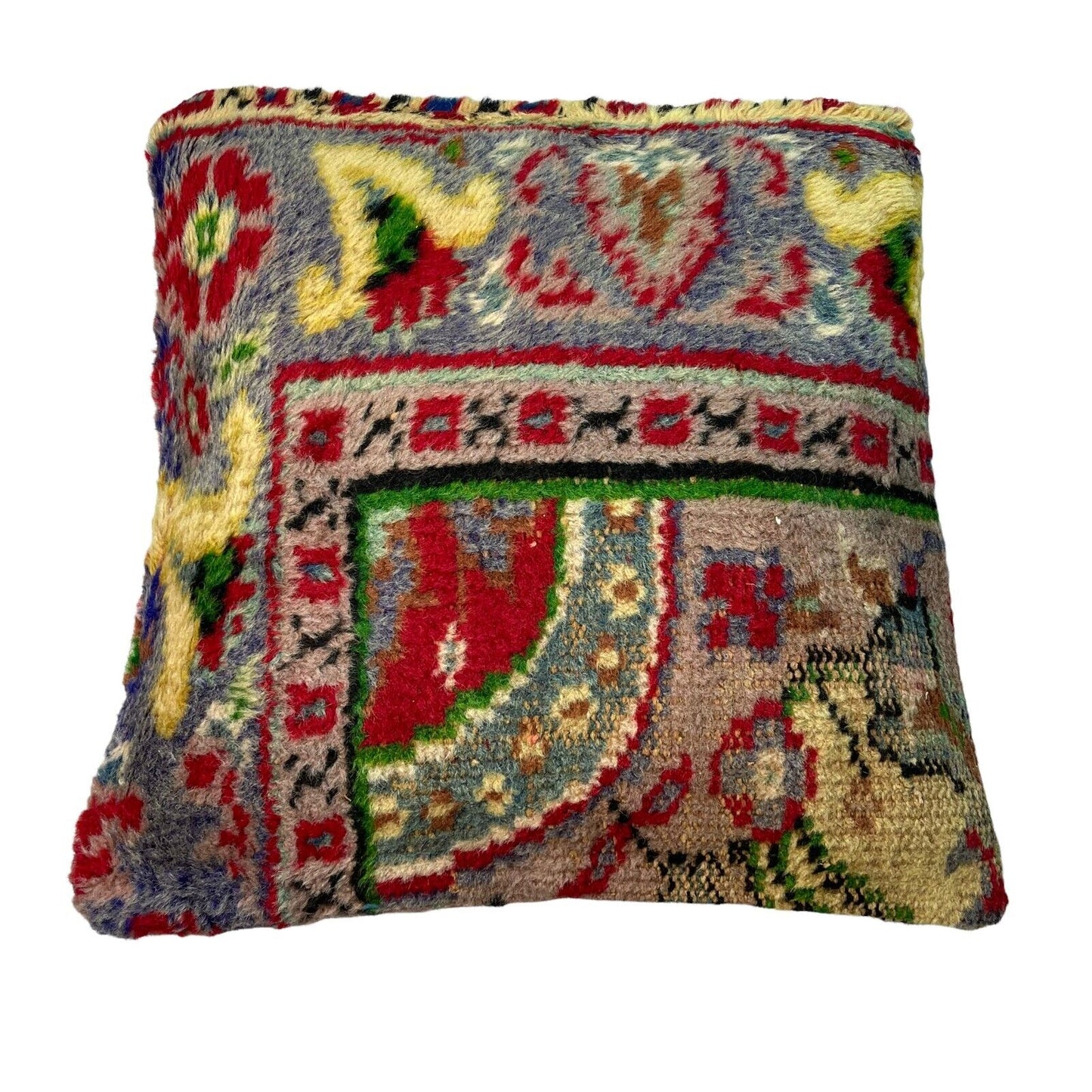 45 x 45 cm , Vintage Turkish Cushion Cover , Vintage Handgemachte Kissenbezug
