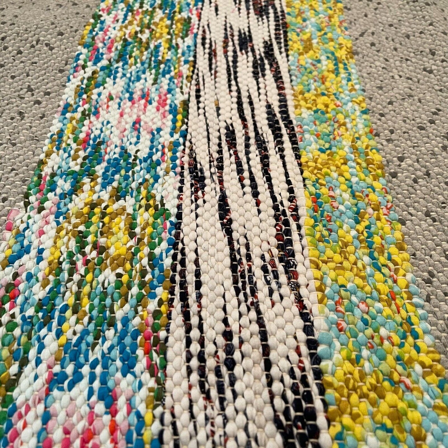 Brand New Traditional Turkish Runner , Rag Rug Runner 206 X 76 cm